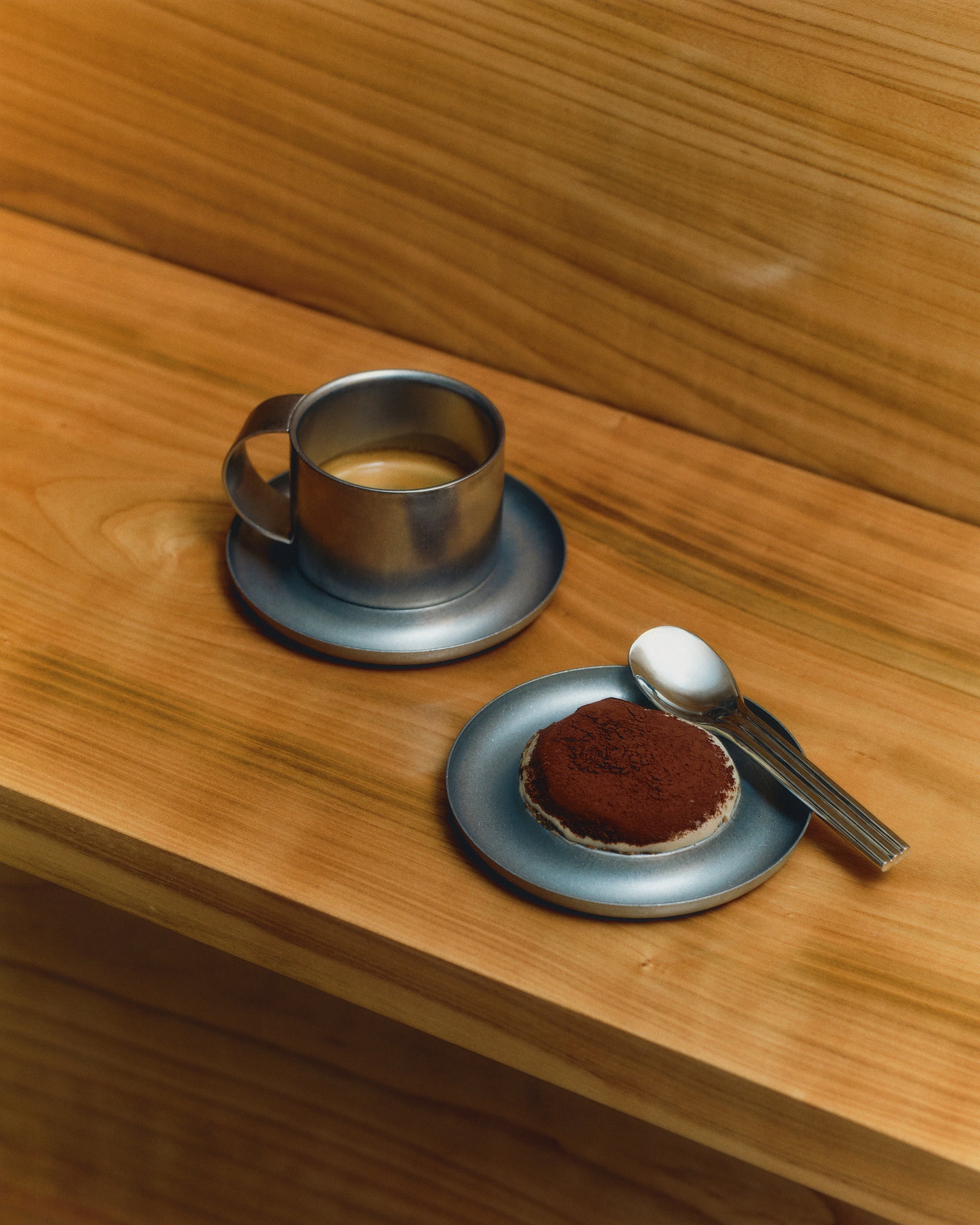 The Arlo 03 - Stainless Steel Cup & Saucer - Service Projects