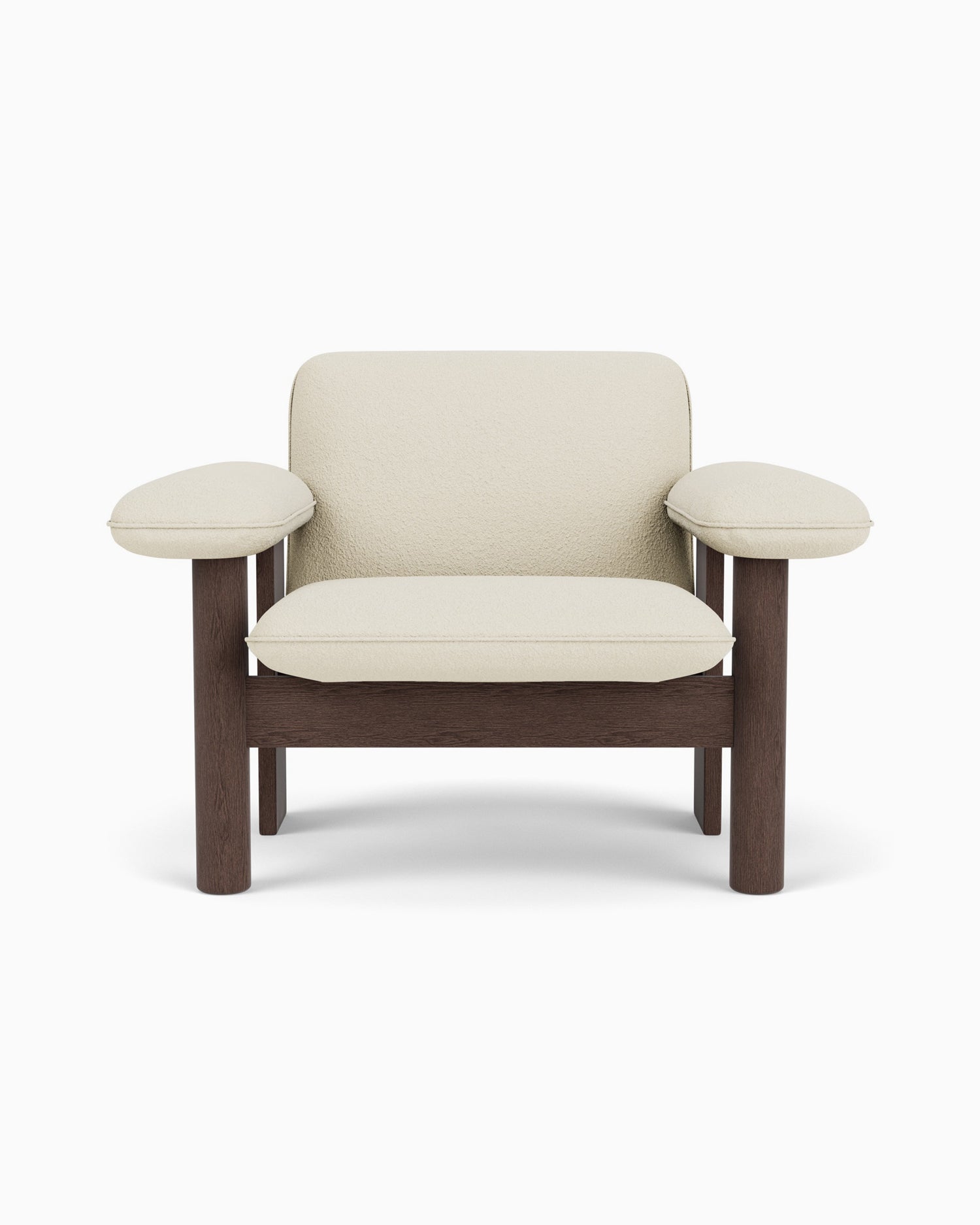 Brasilia Lounge Chair Low - Dark/Baru