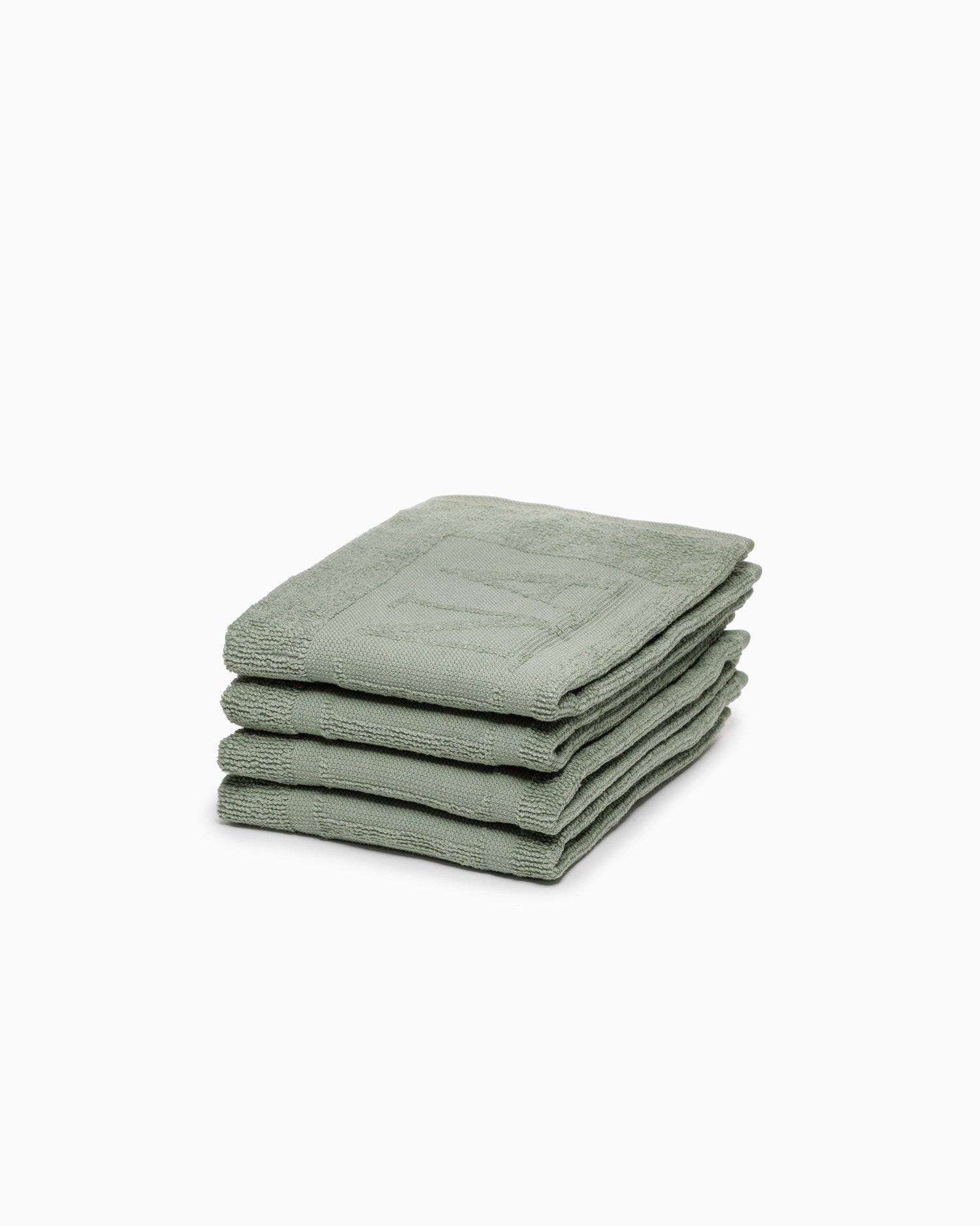 Agnes Face Cloth Set of Four - Sage