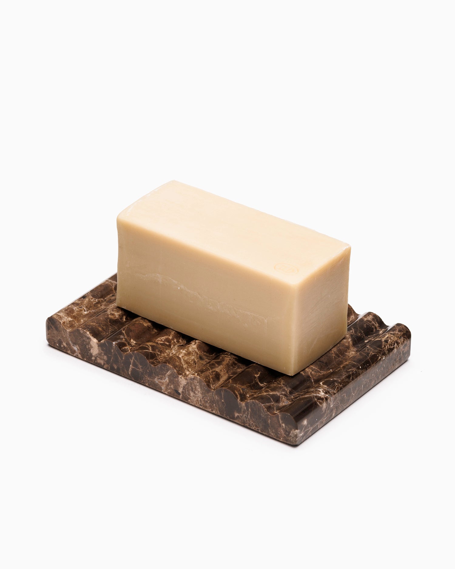 Dark Emperador Marble Soap Dish