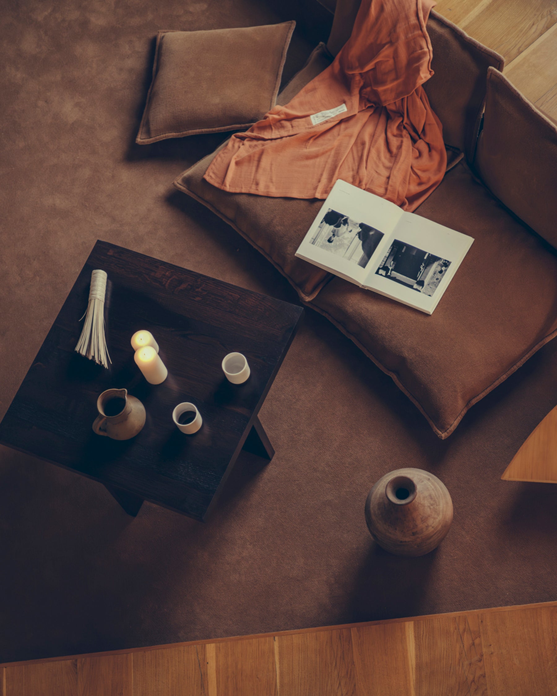 FARMHOUSE COFFEE TABLE - Square - Dark Oak