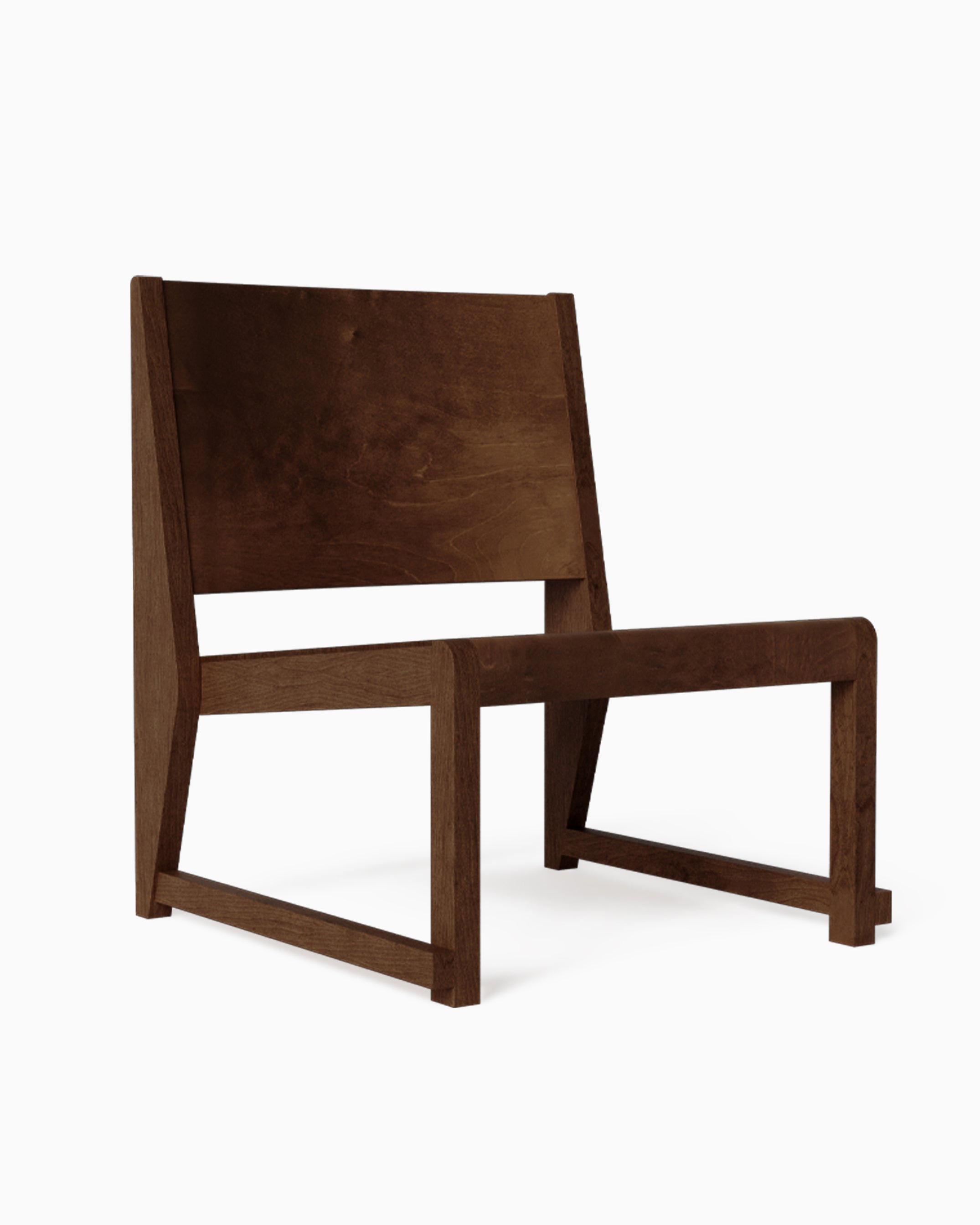 EASY CHAIR 01 - Dark Brown Birch