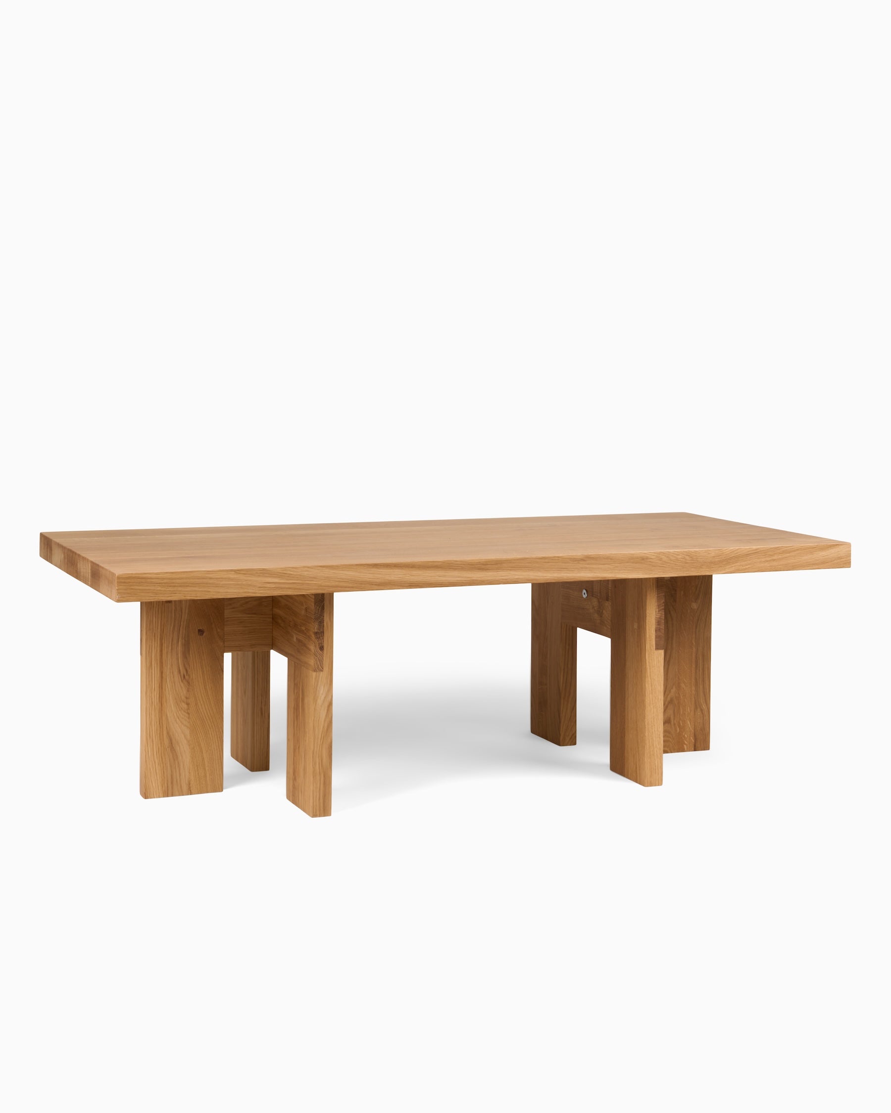 FARMHOUSE COFFEE TABLE - Rectangle - Natural Oak