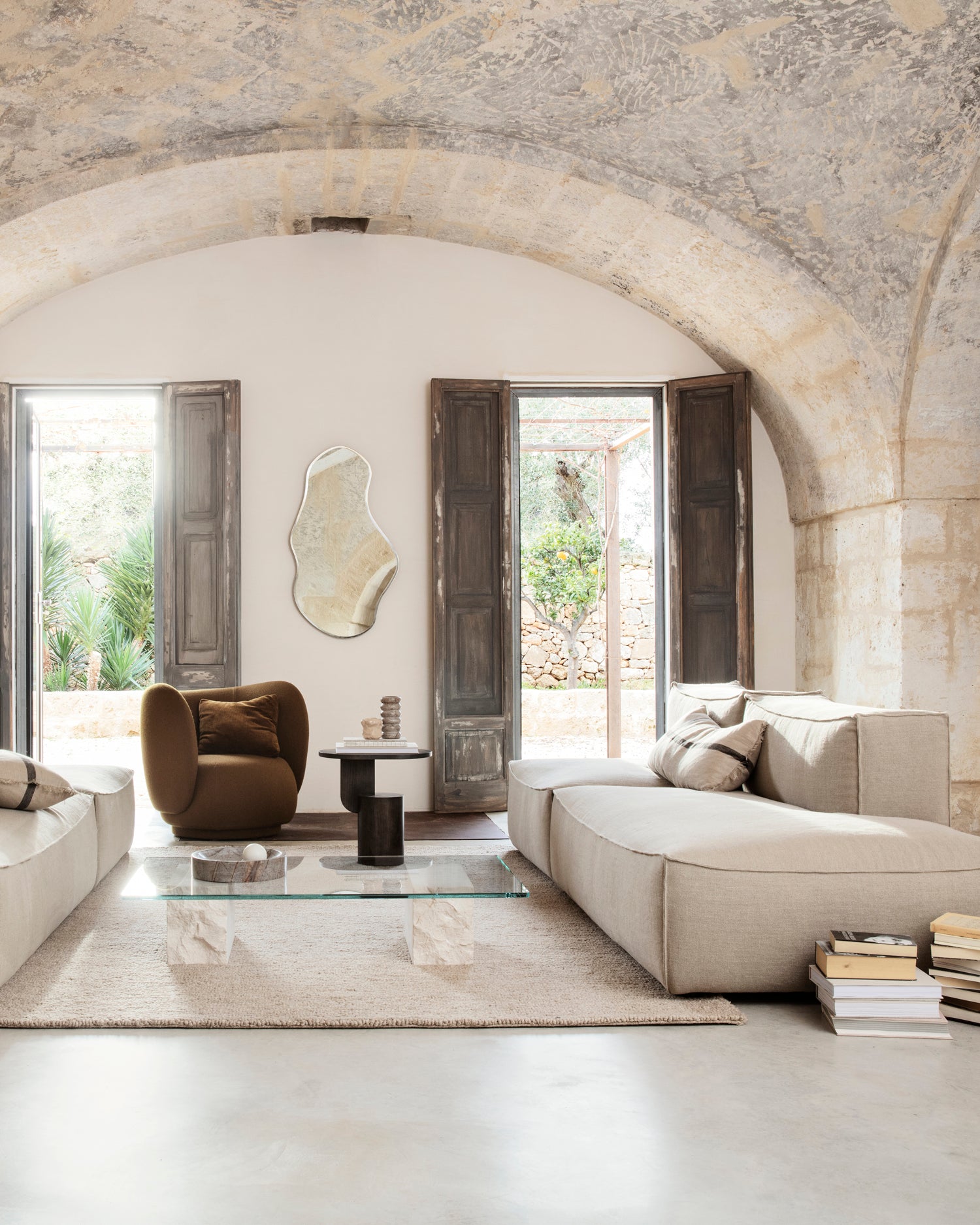 Insert Side Table - Black stained