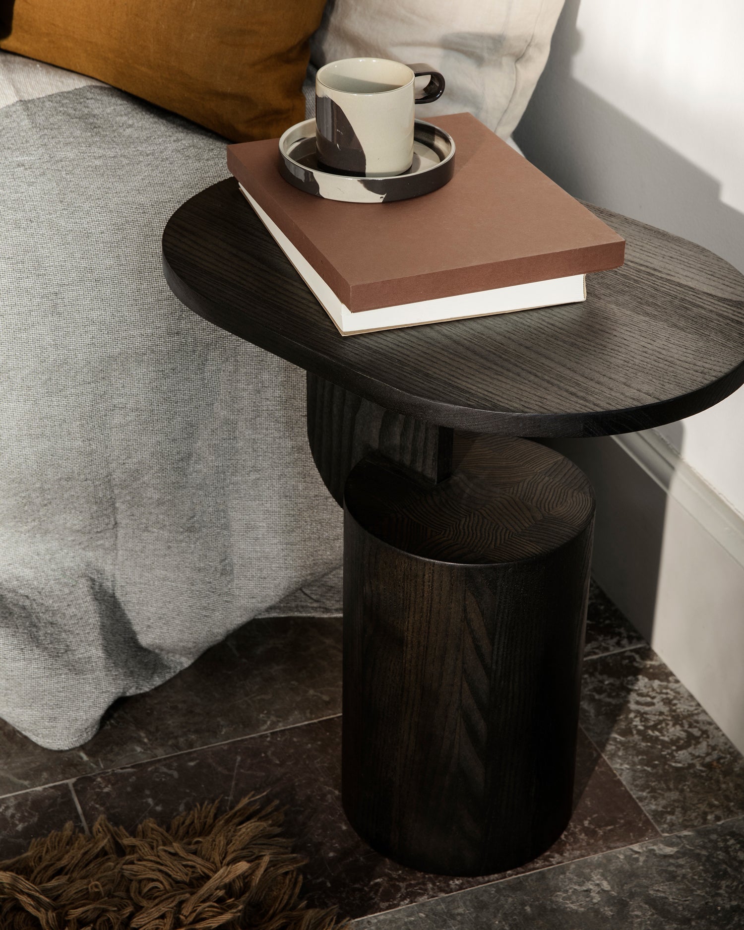 Insert Side Table - Black stained