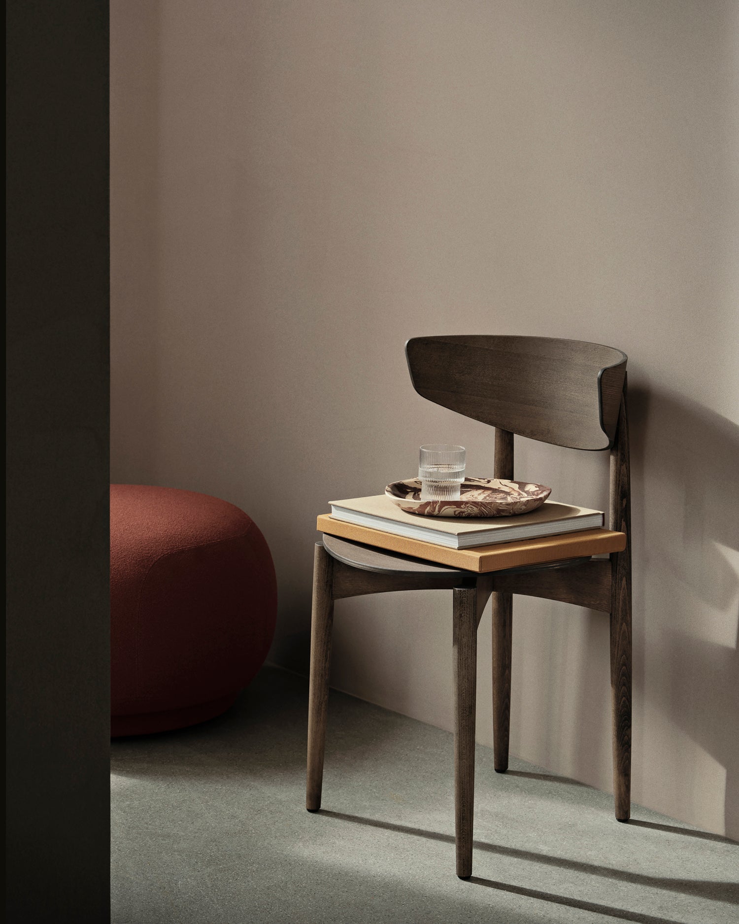 Herman Dining Chair Wood - Dark Stained Beech