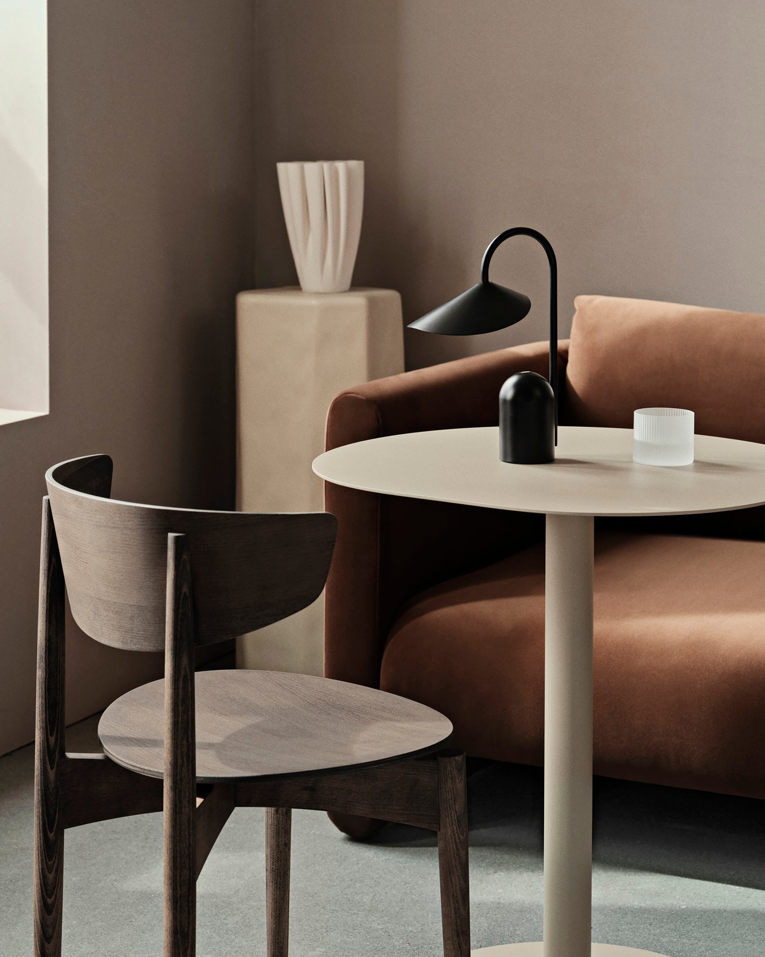 Herman Dining Chair Wood - Dark Stained Beech