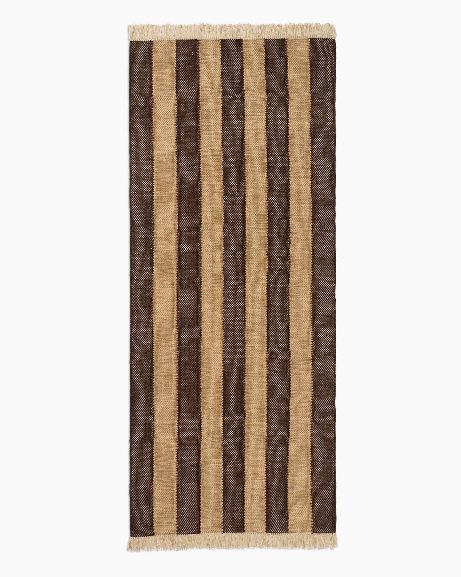 Ives Runner - 80 x 200 - Tan/Chocolate