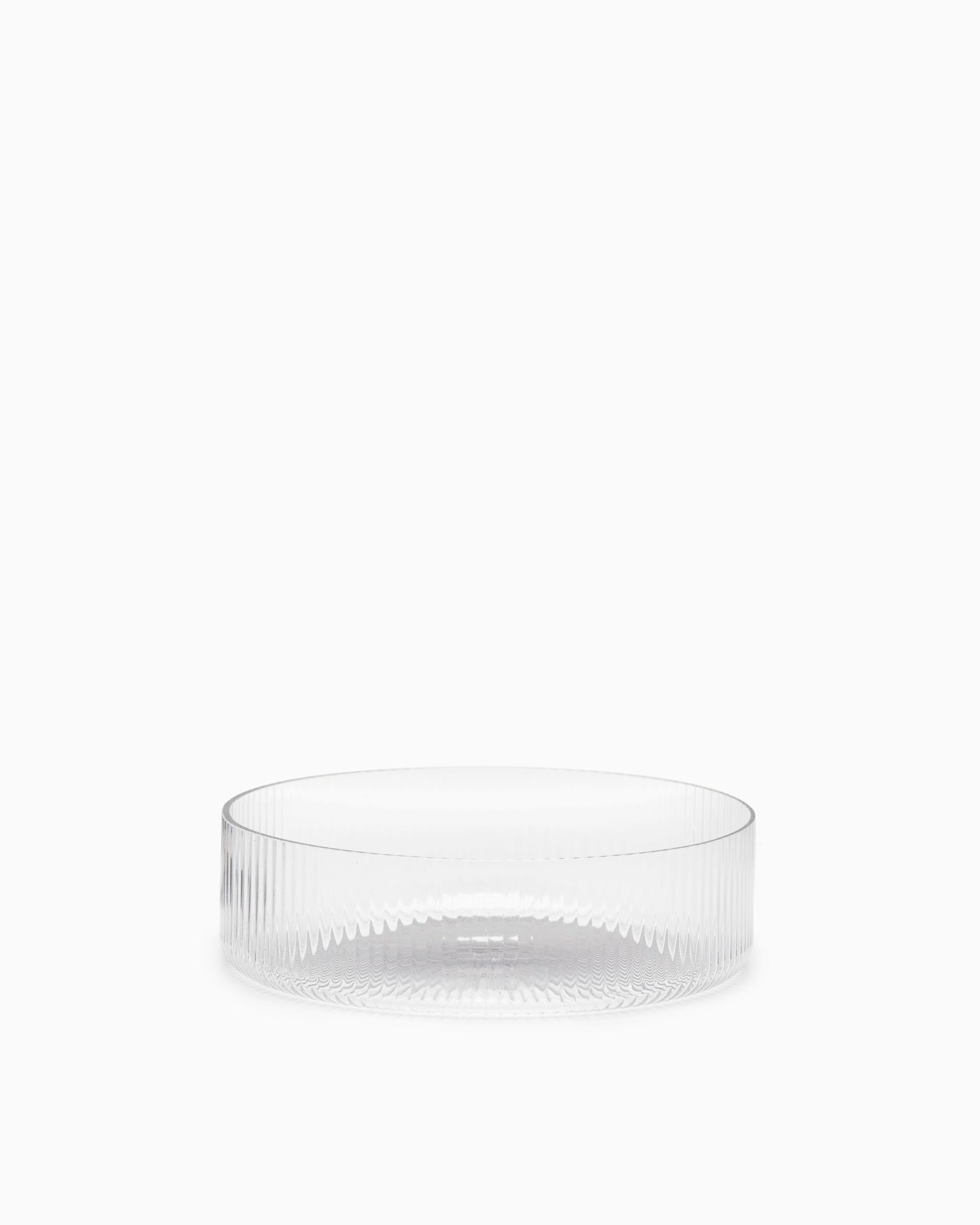 Ripple Serving Bowls Set 4 - Clear