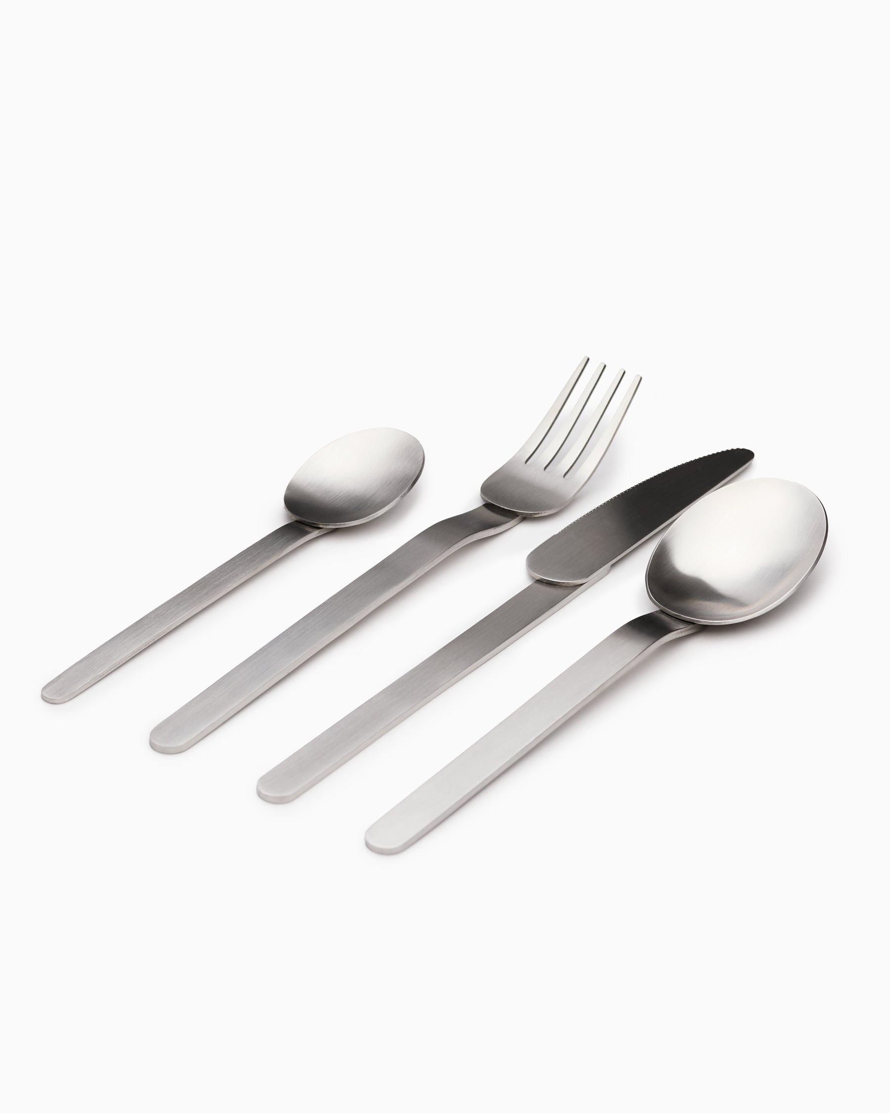 Stelo Cutlery - Set of 4 - Brushed Stainless Steel
