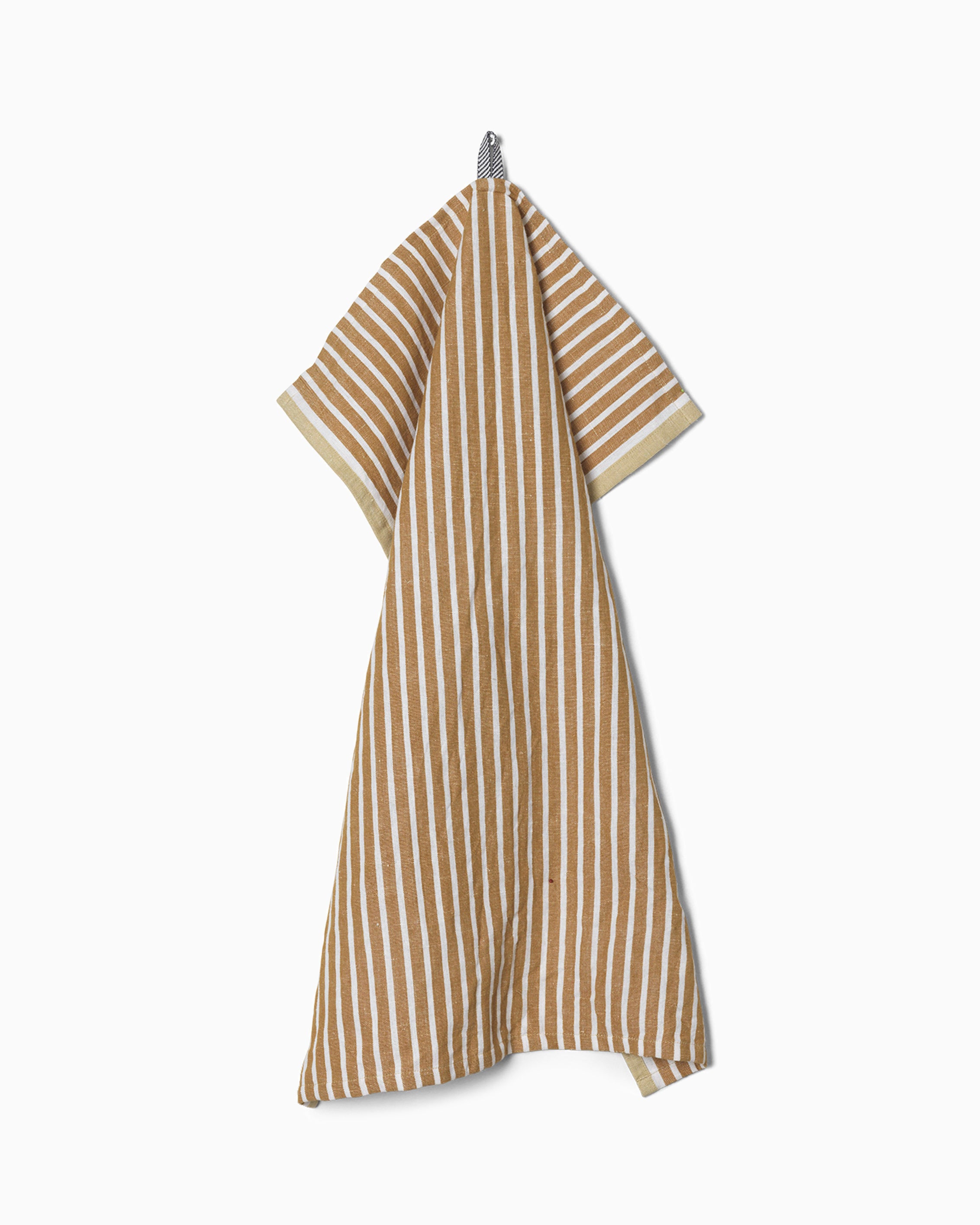 Hale Tea Towel - Golden Brown/Silver Fern