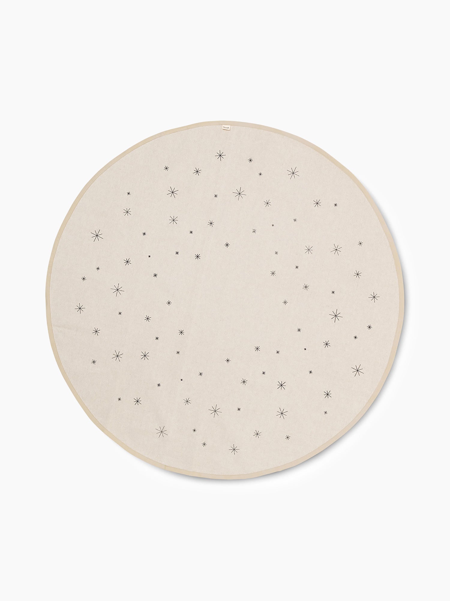 Star Christmas Tree Blanket - Sand/Black