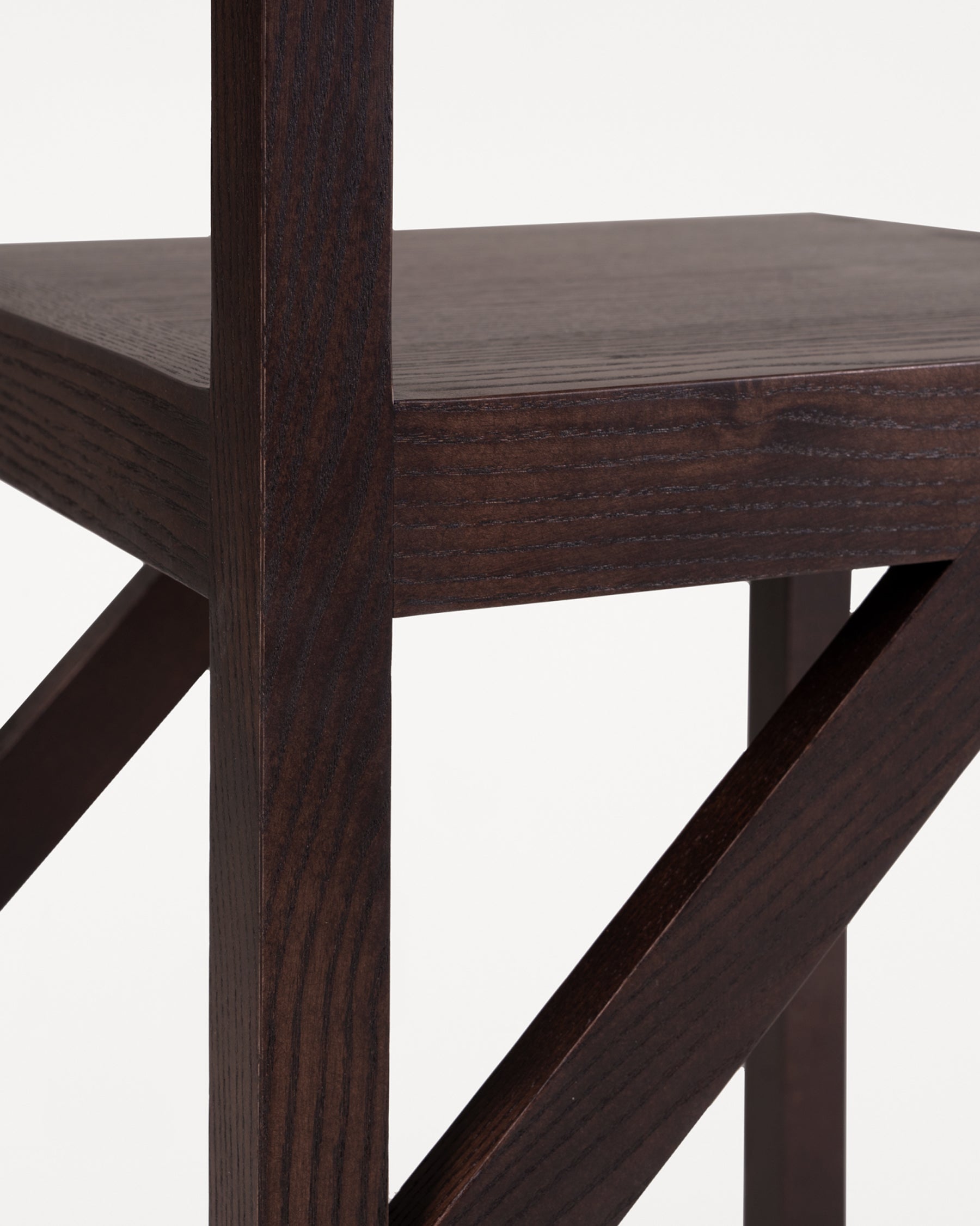 BRACKET CHAIR - Dark Brown Ash