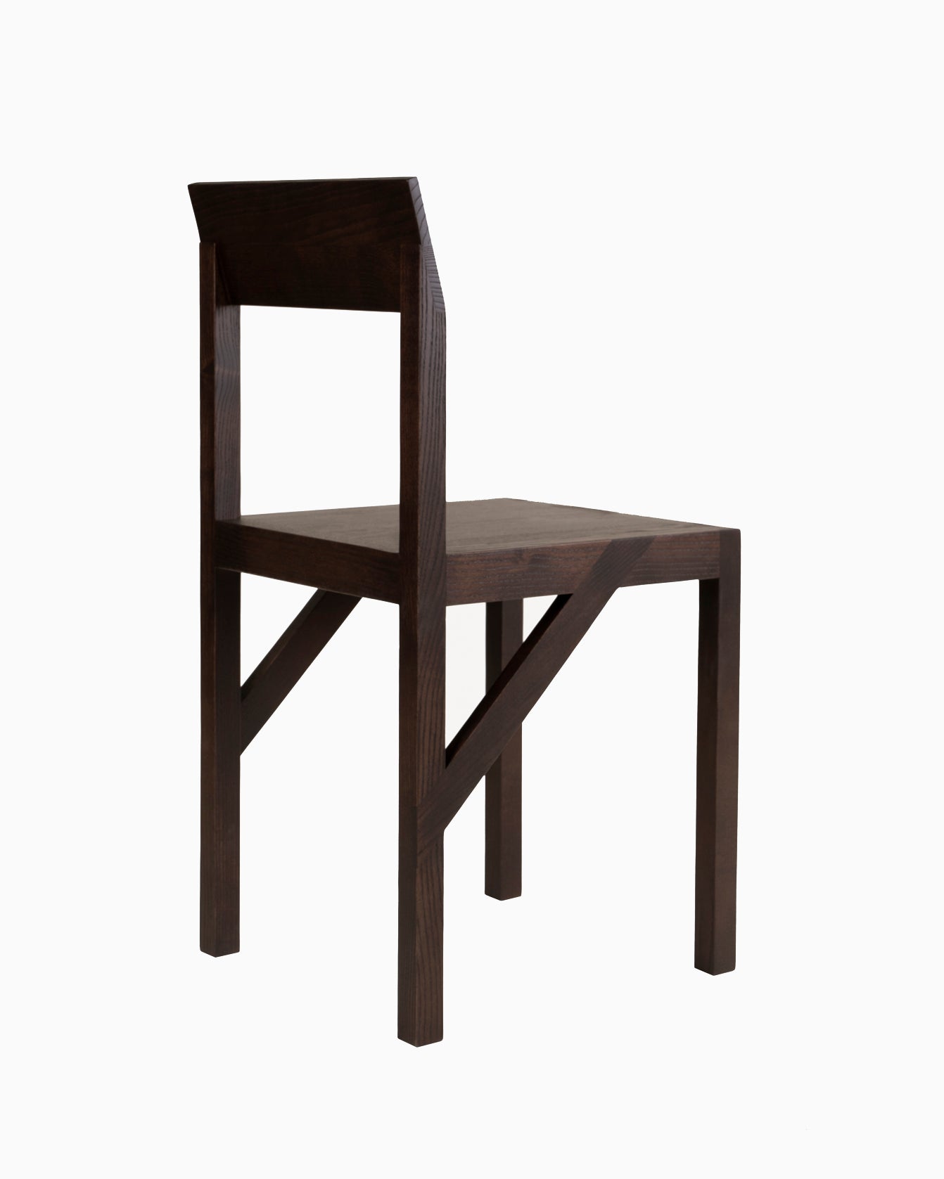 BRACKET CHAIR - Dark Brown Ash