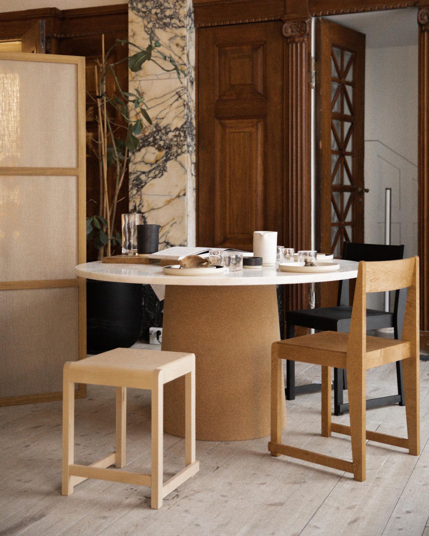 LOW STOOL 01 - Natural Birch