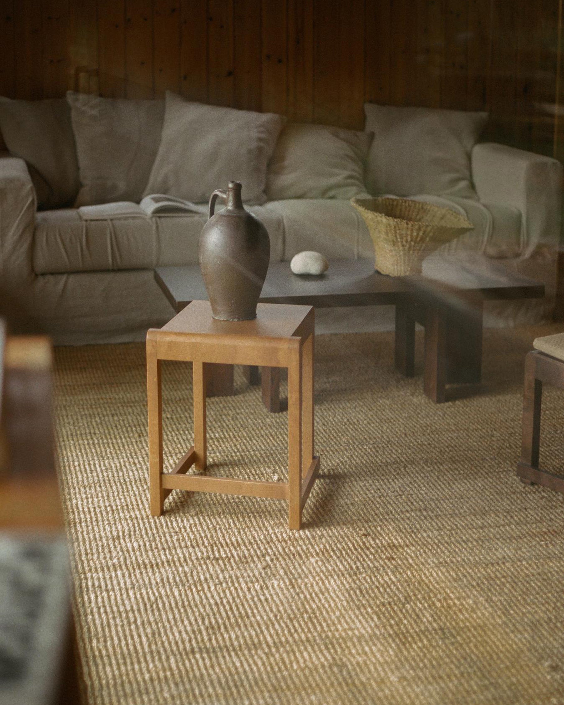 LOW STOOL 01 - Warm Brown Birch