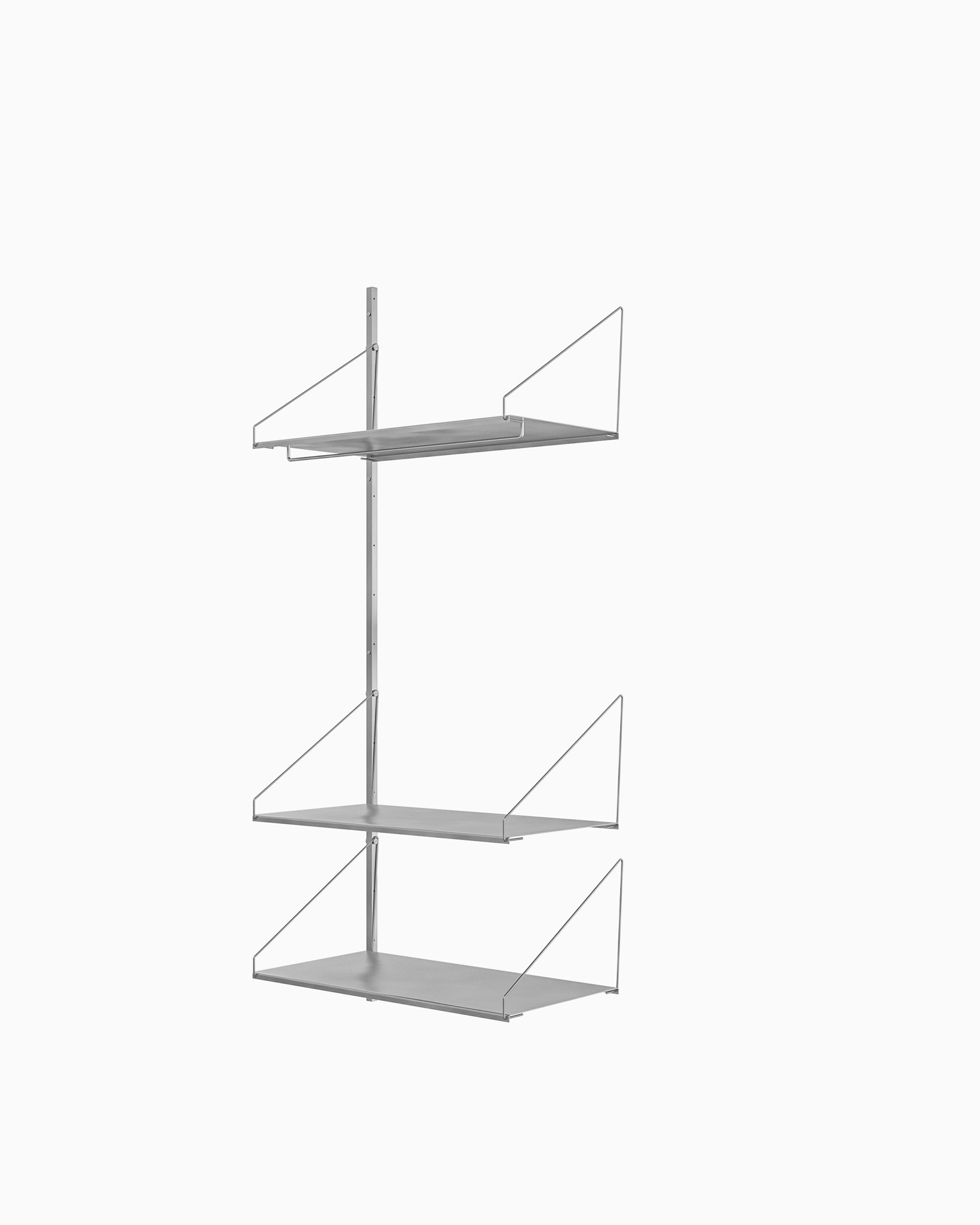 Shelf Library Add-On Hanger Section - Stainless Steel H185xW80