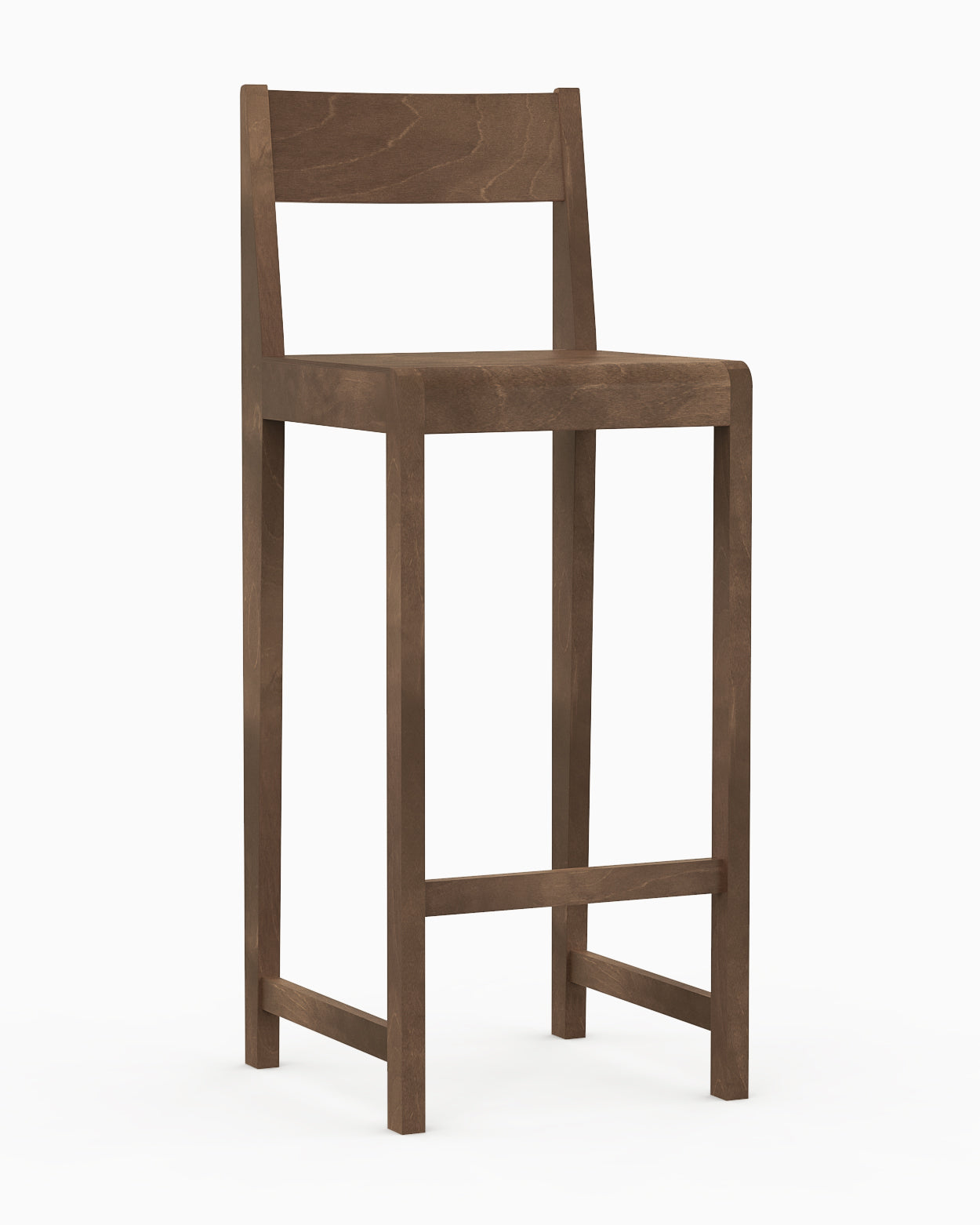 BAR CHAIR 01 H76 - Dark Brown Birch