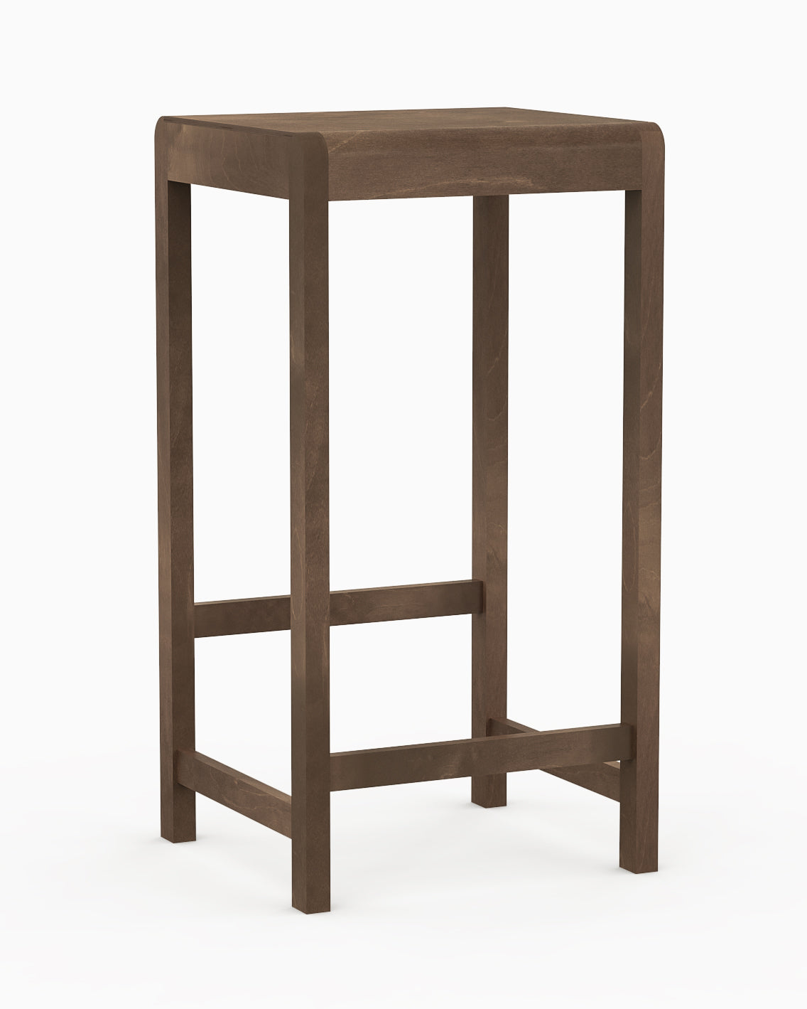 STOOL 01 H76 - Dark Brown Birch