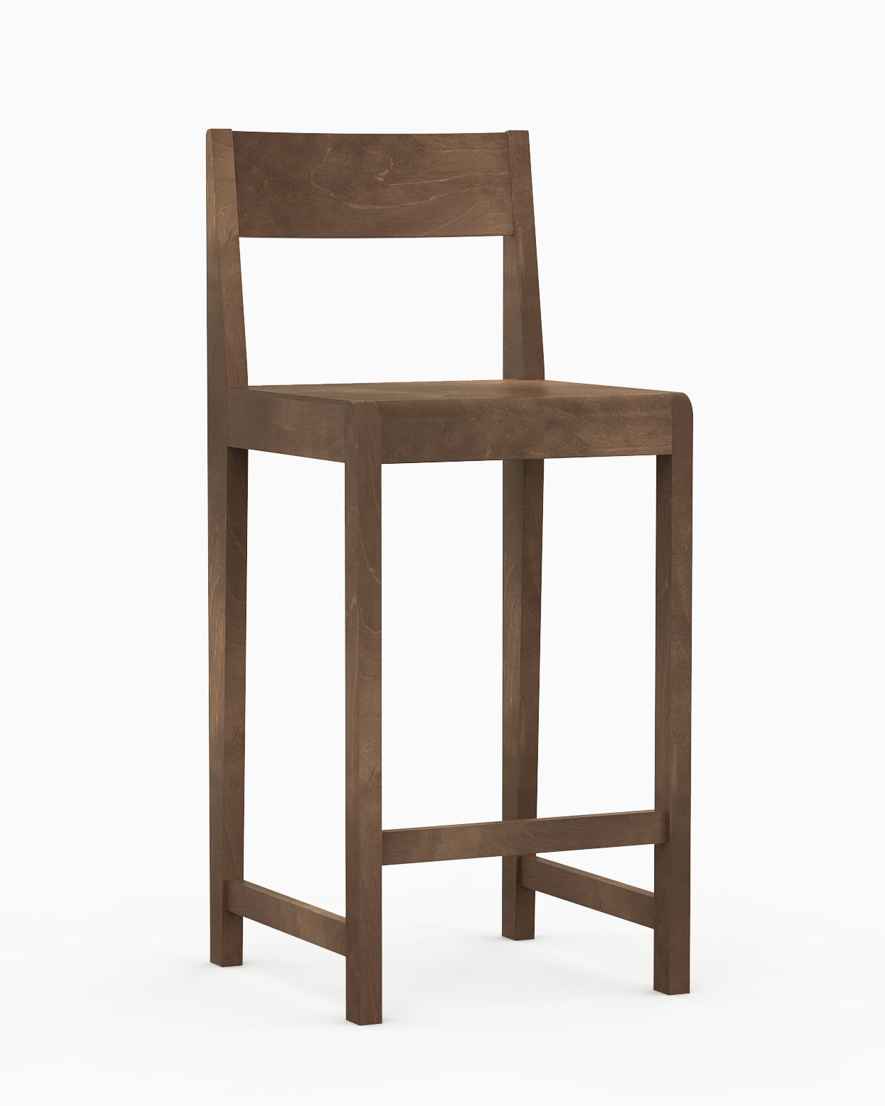 BAR CHAIR 01 H65 - Dark Brown Birch