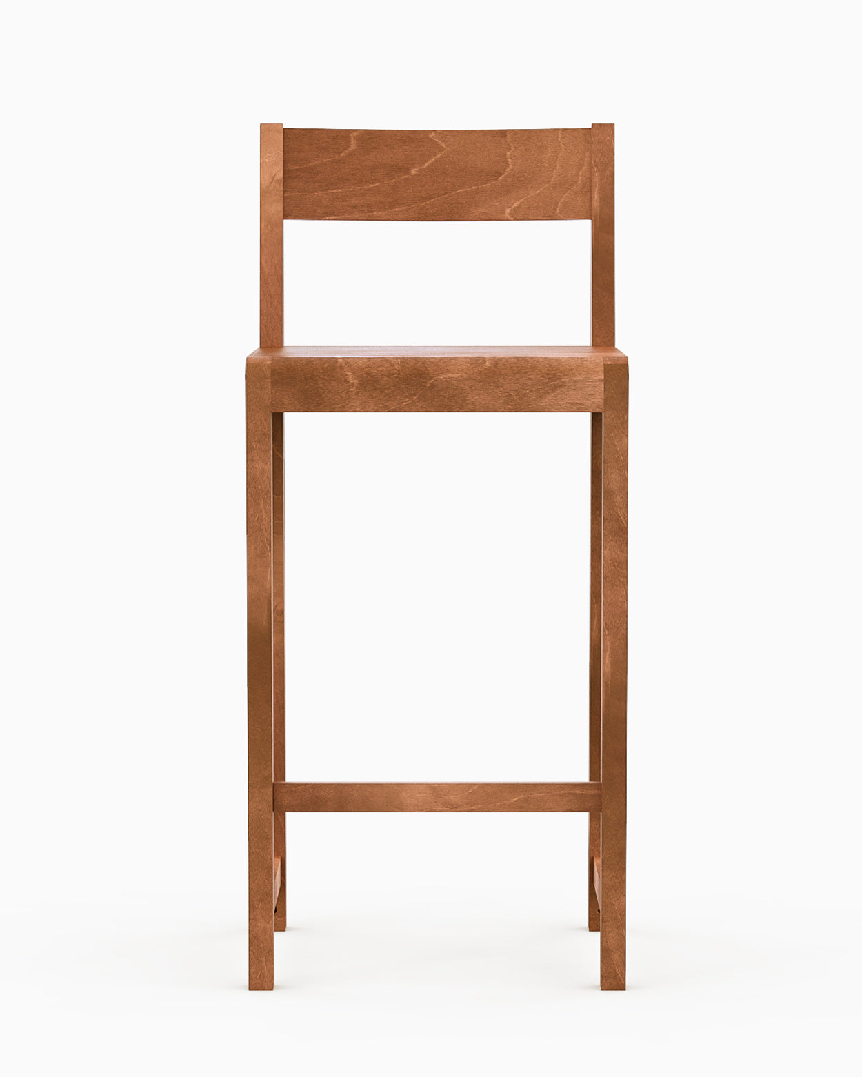 BAR CHAIR 01 H65 - Warm Brown Birch