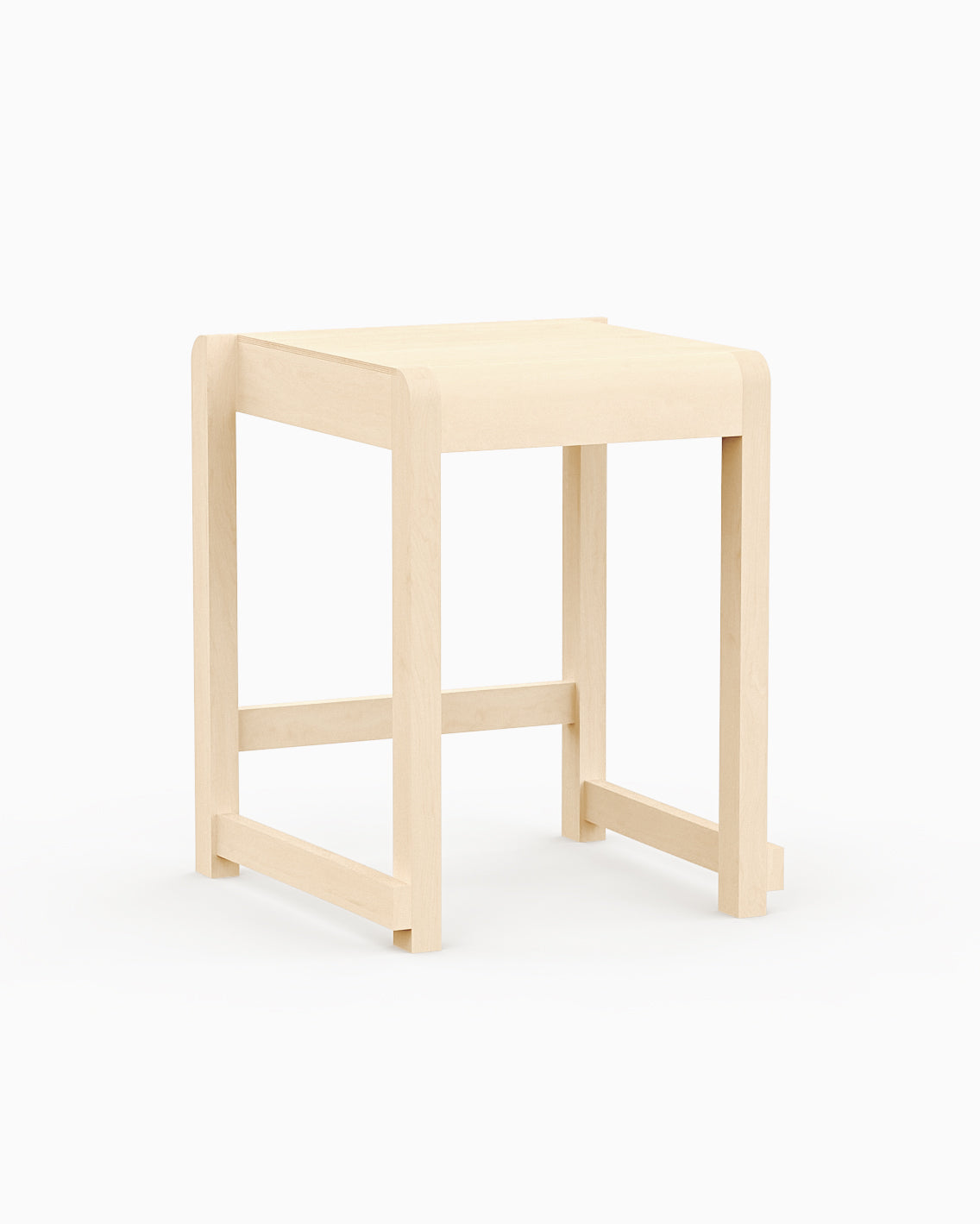 LOW STOOL 01 - Natural Birch