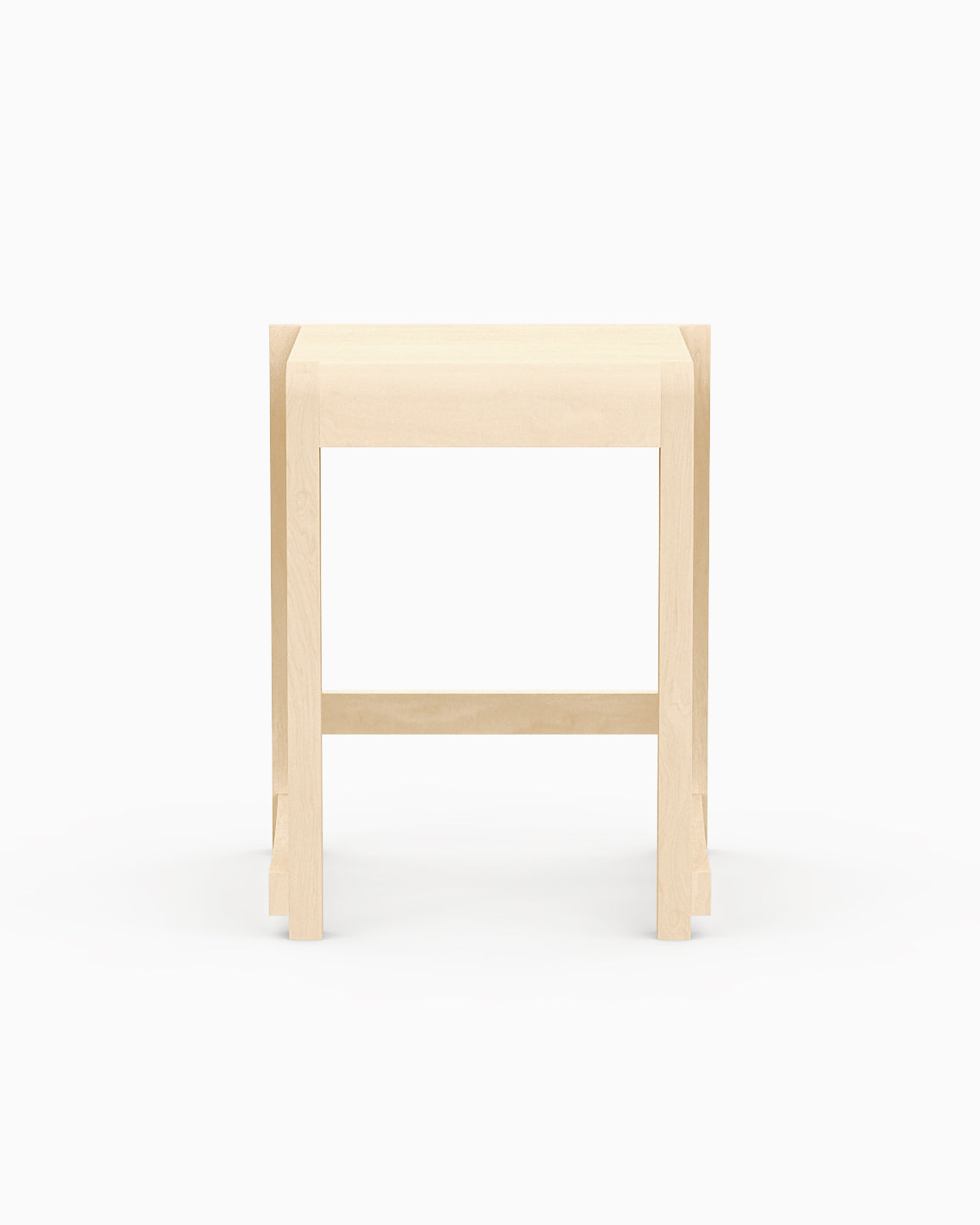 LOW STOOL 01 - Natural Birch