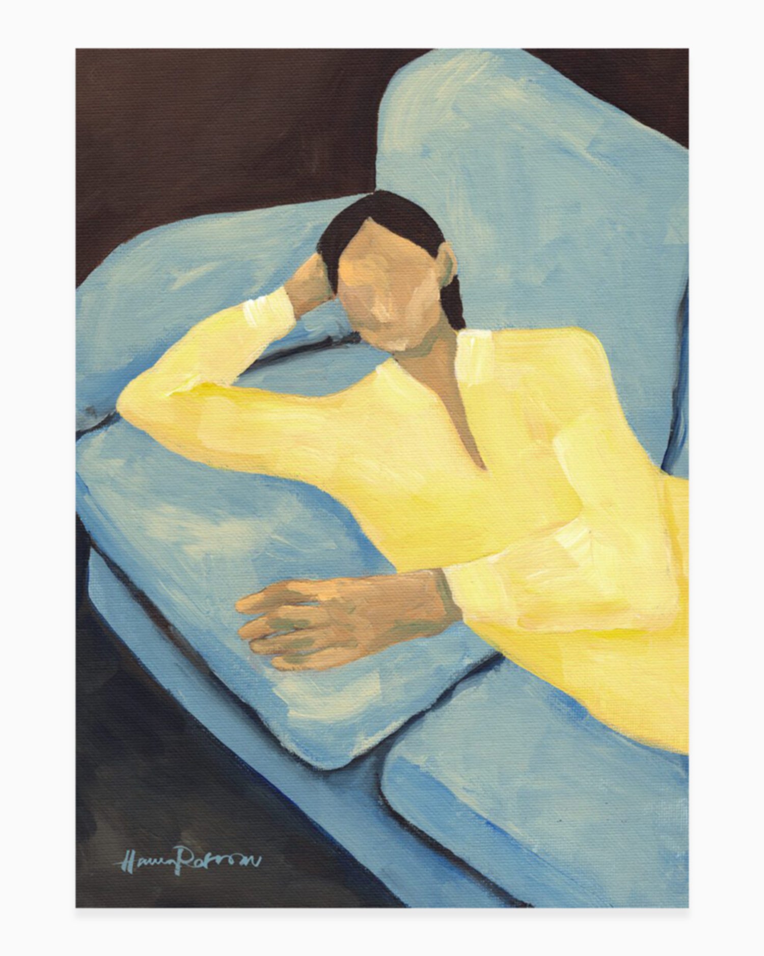 Blue Sofa - Hanna Peterson