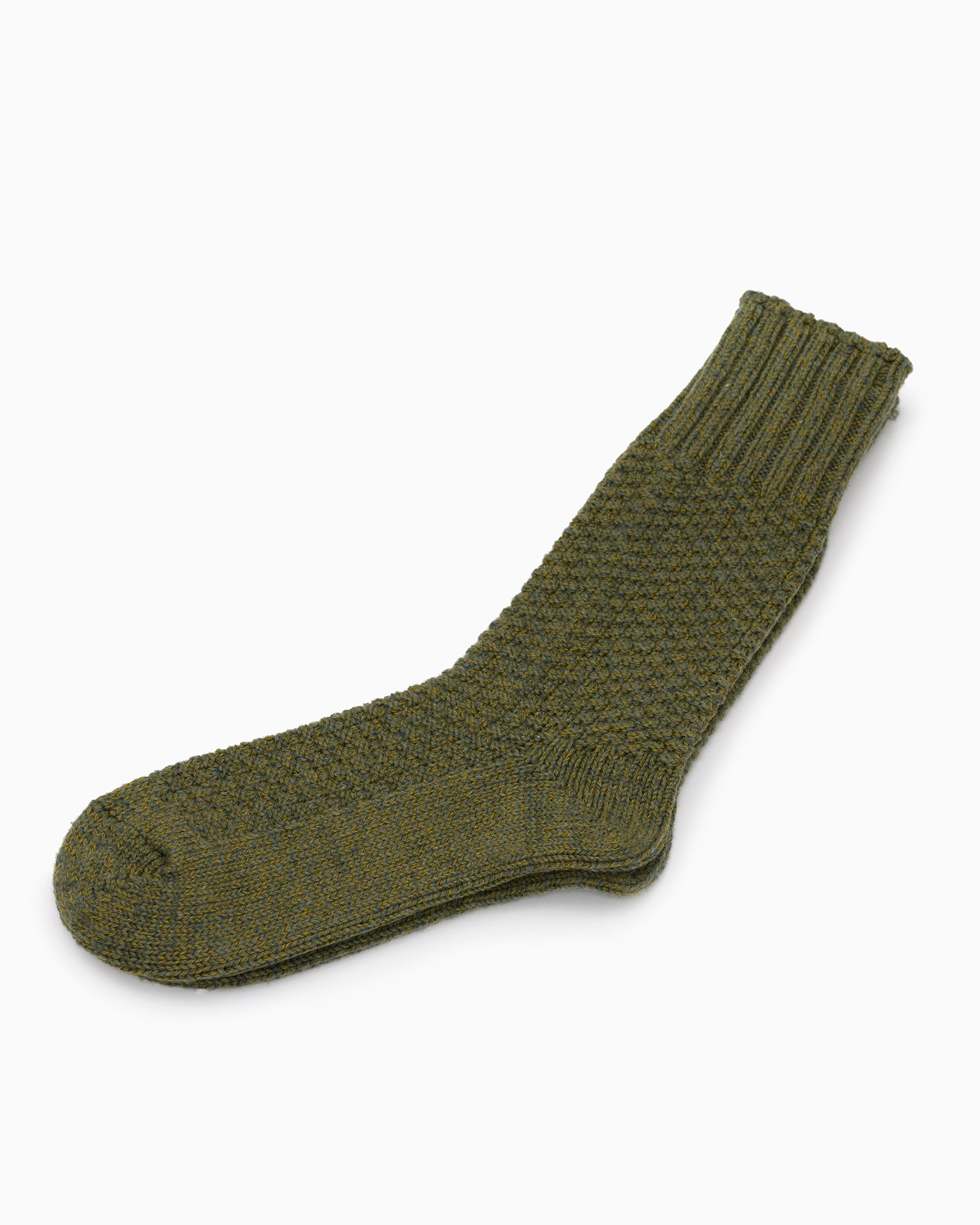 Boston Wool Boot Sock - Moss Green