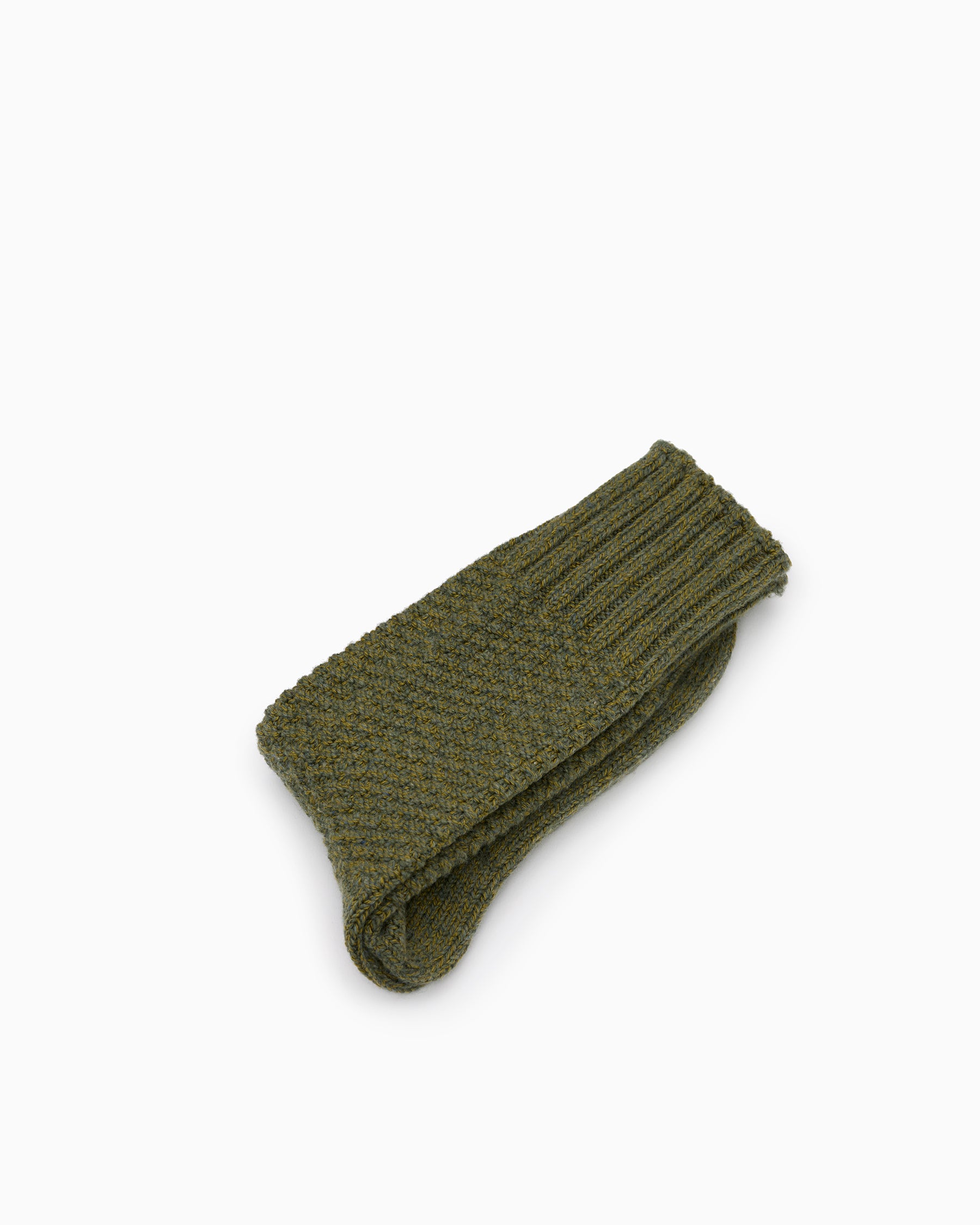 Boston Wool Boot Sock - Moss Green