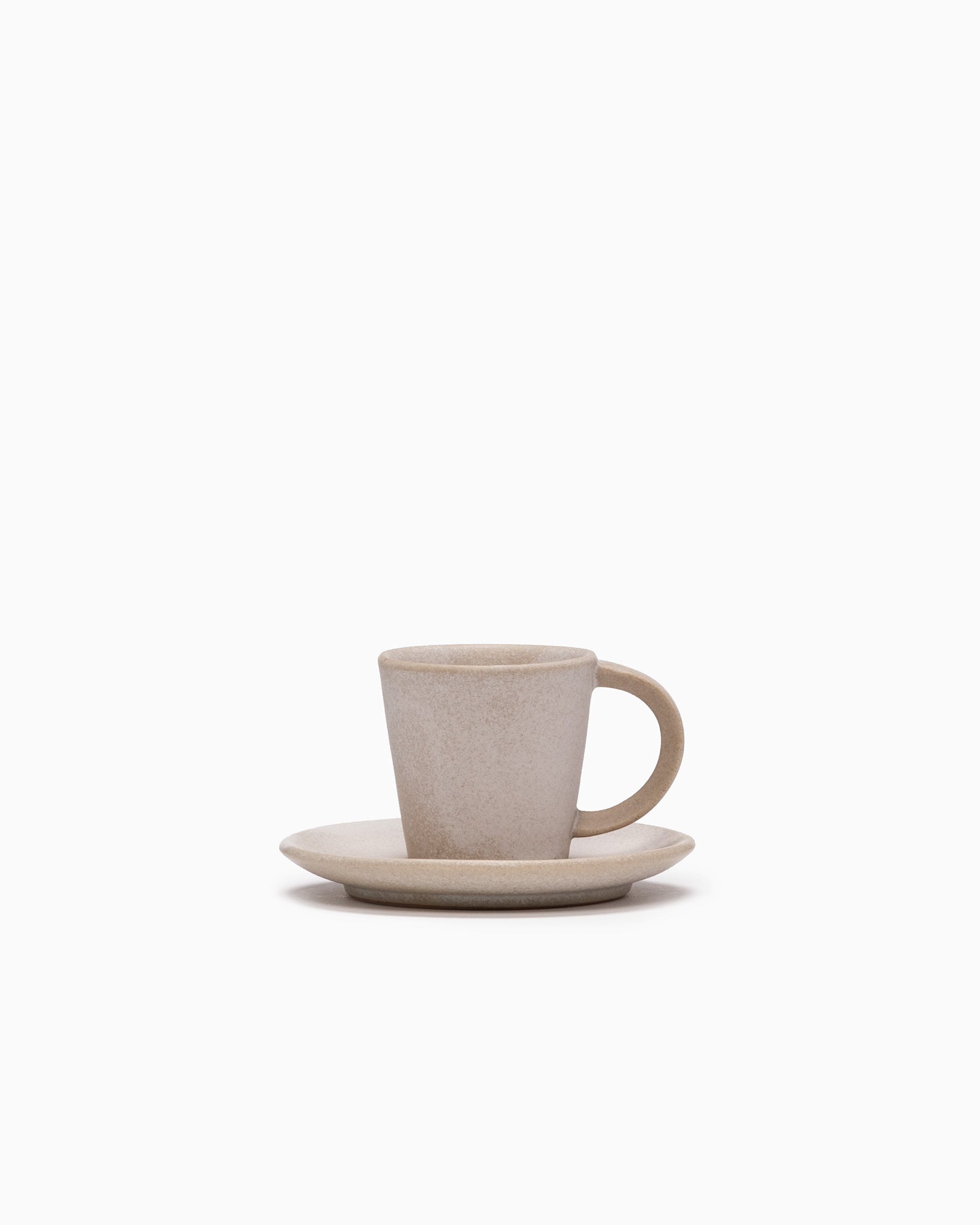 Espresso Cup and Saucer - Stone Beige