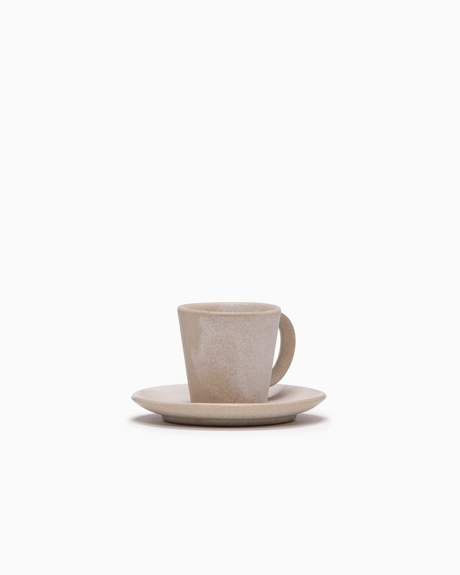 Espresso Cup and Saucer - Stone Beige