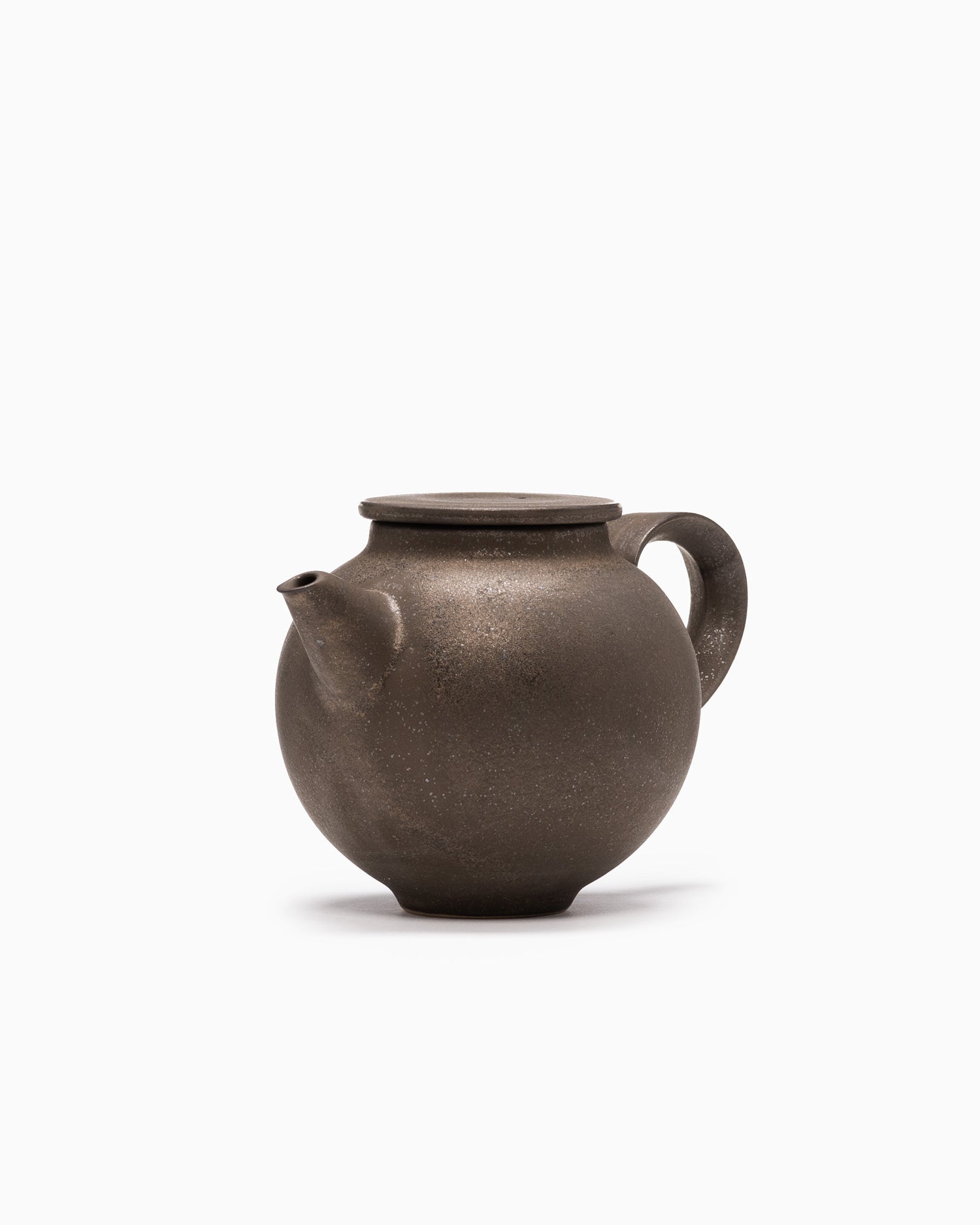 Round Teapot - Copper Brown