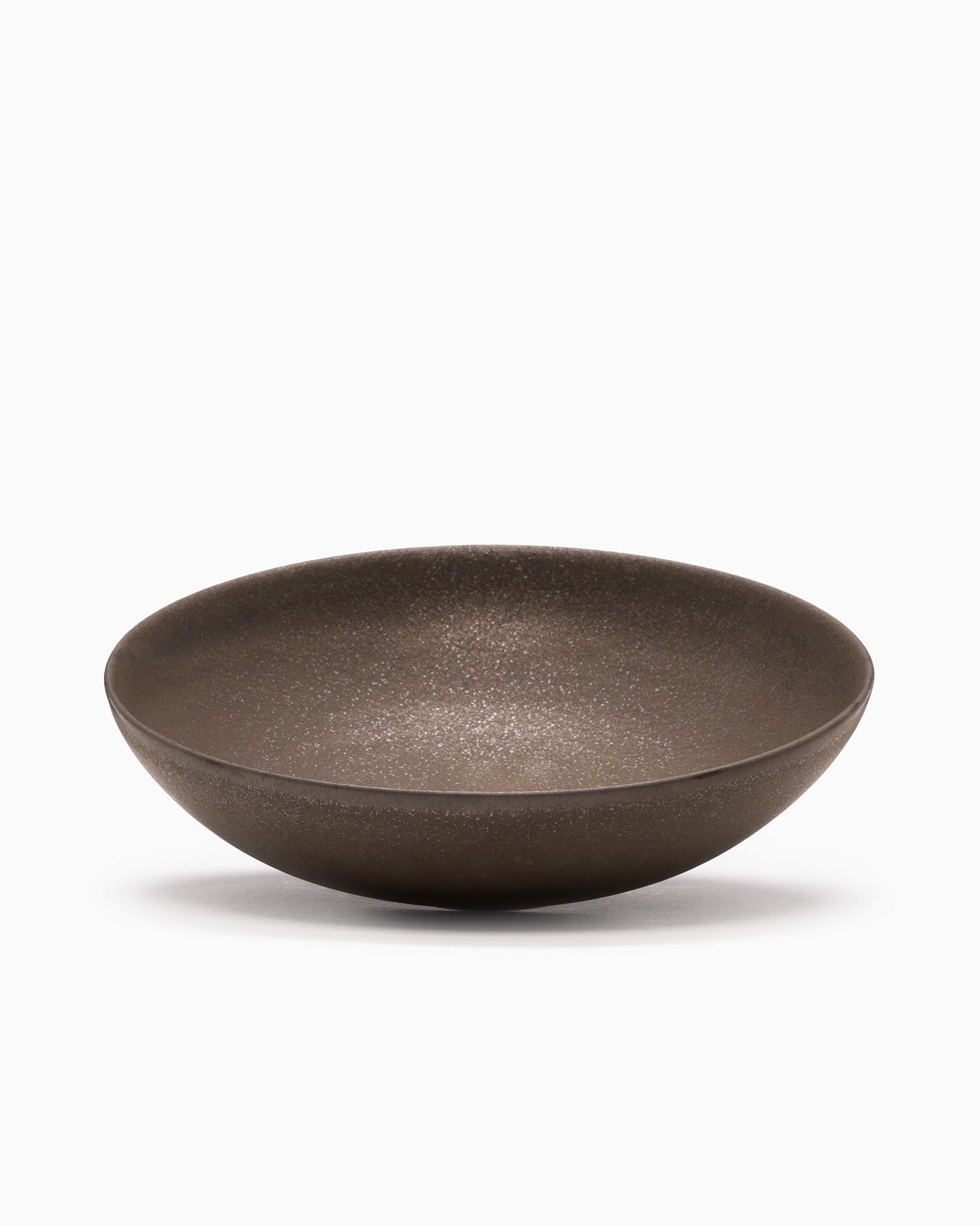 Shallow Bowl Small - Copper Brown