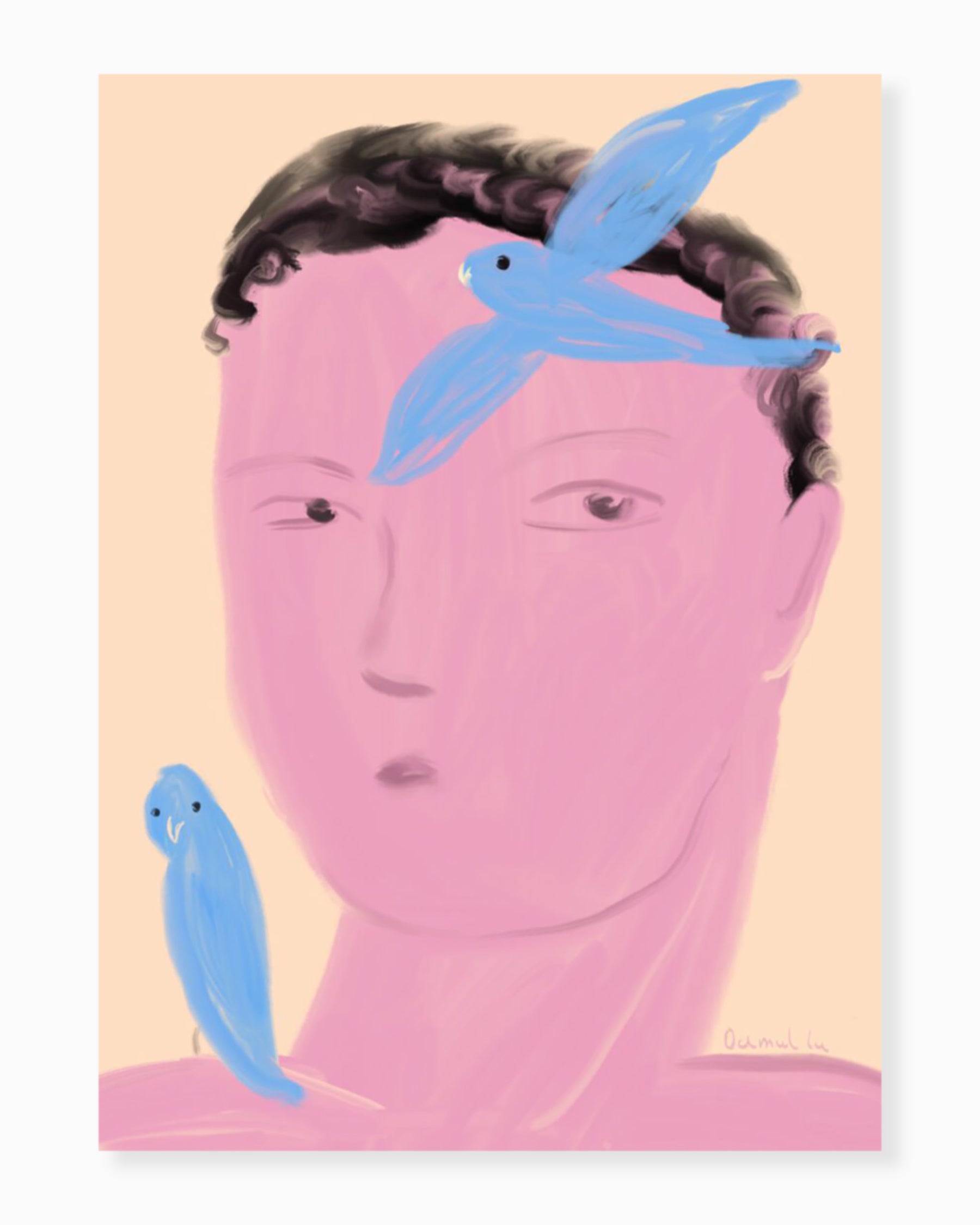 Boy and Parrot - Oamul
