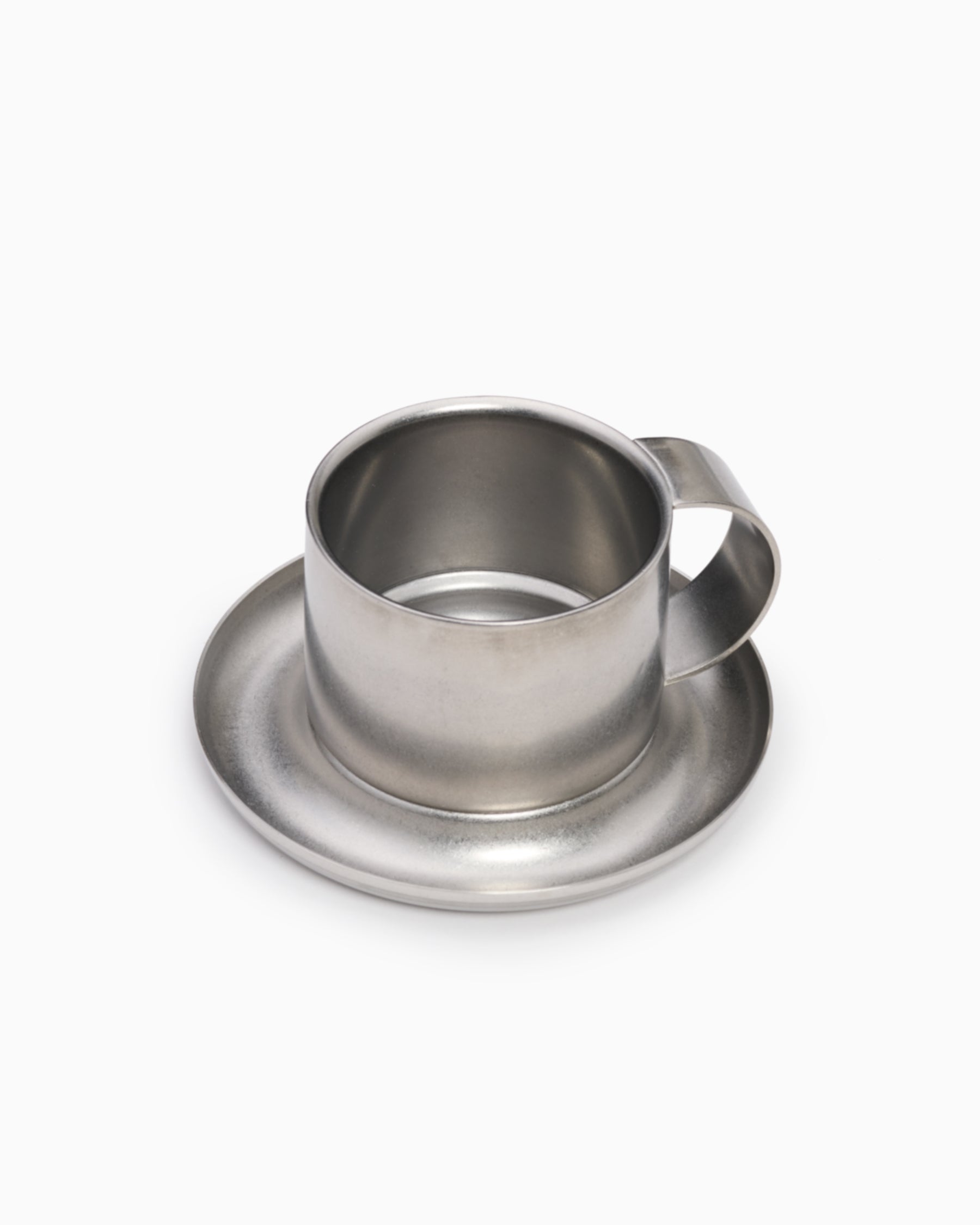 The Arlo 03 - Stainless Steel Cup & Saucer - Service Projects