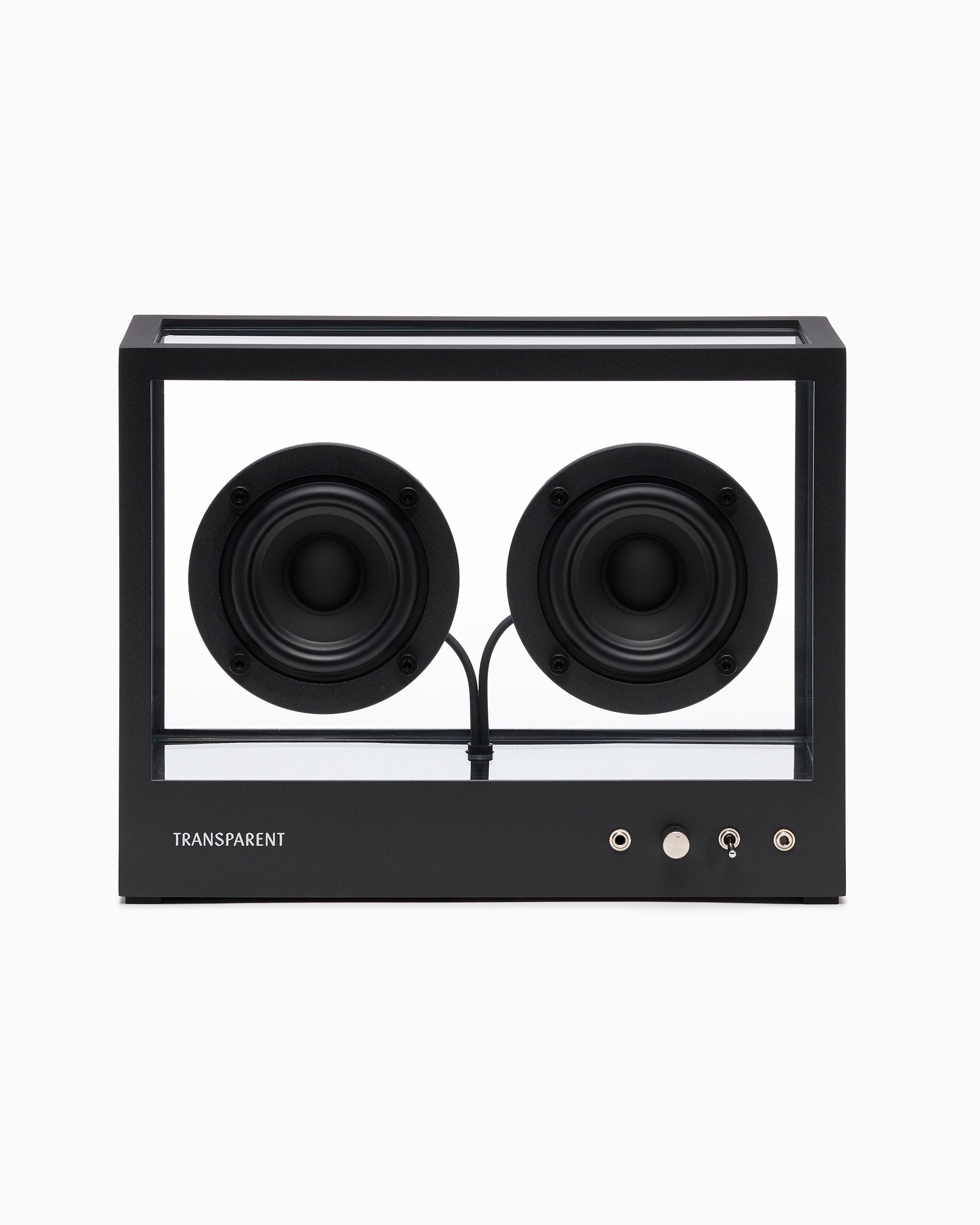 Small Transparent Speaker - Black