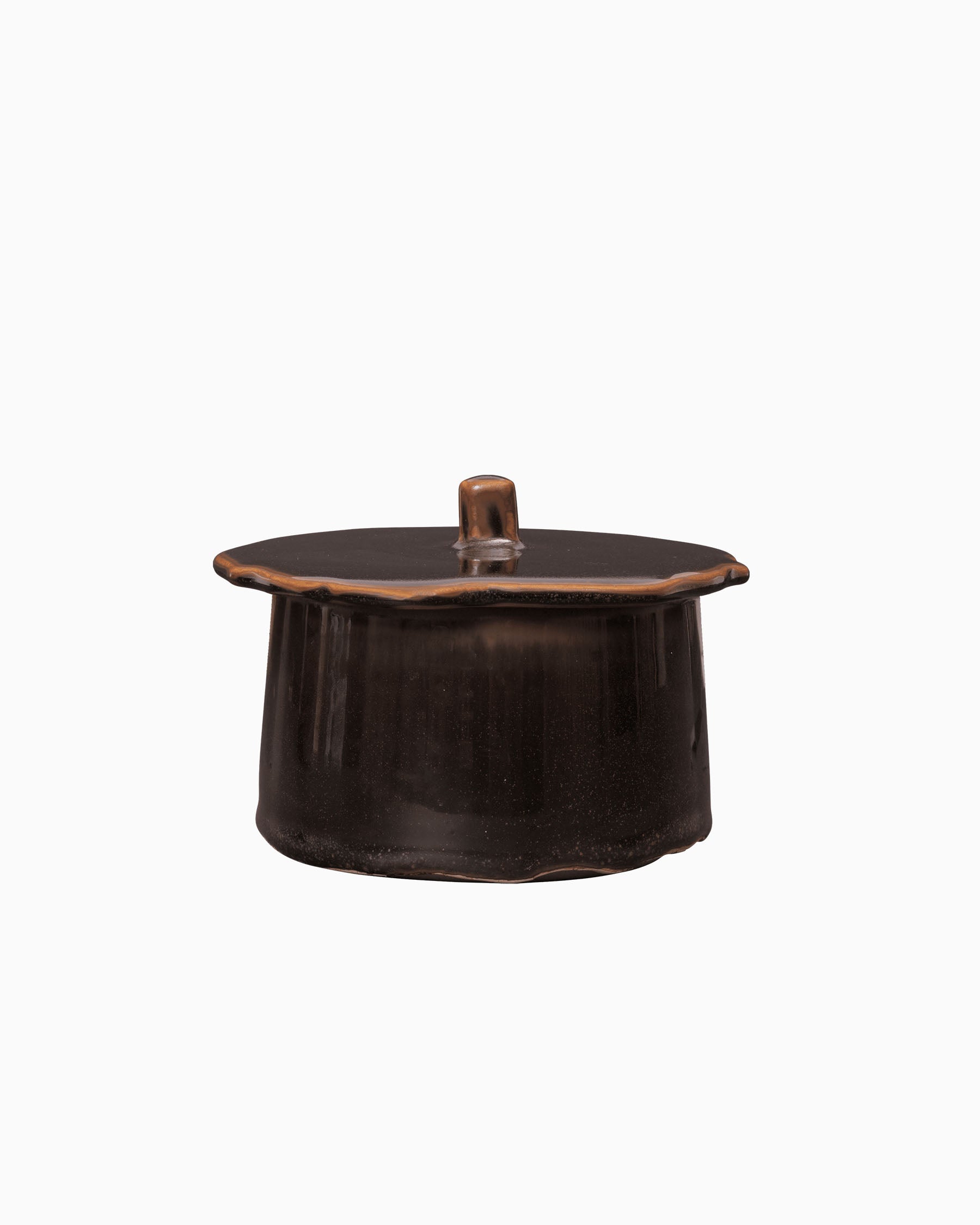 Marnen Small Jar - Carob Brown