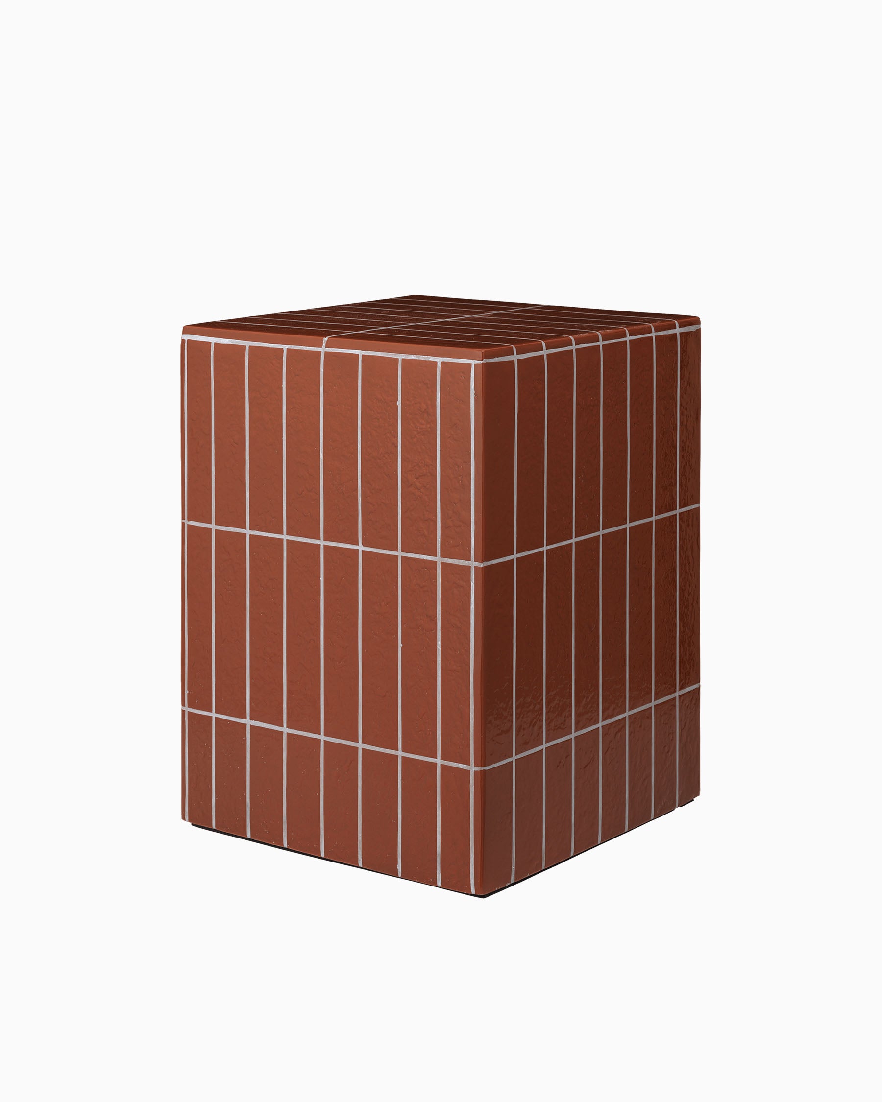 Pillar Side Table - Brown