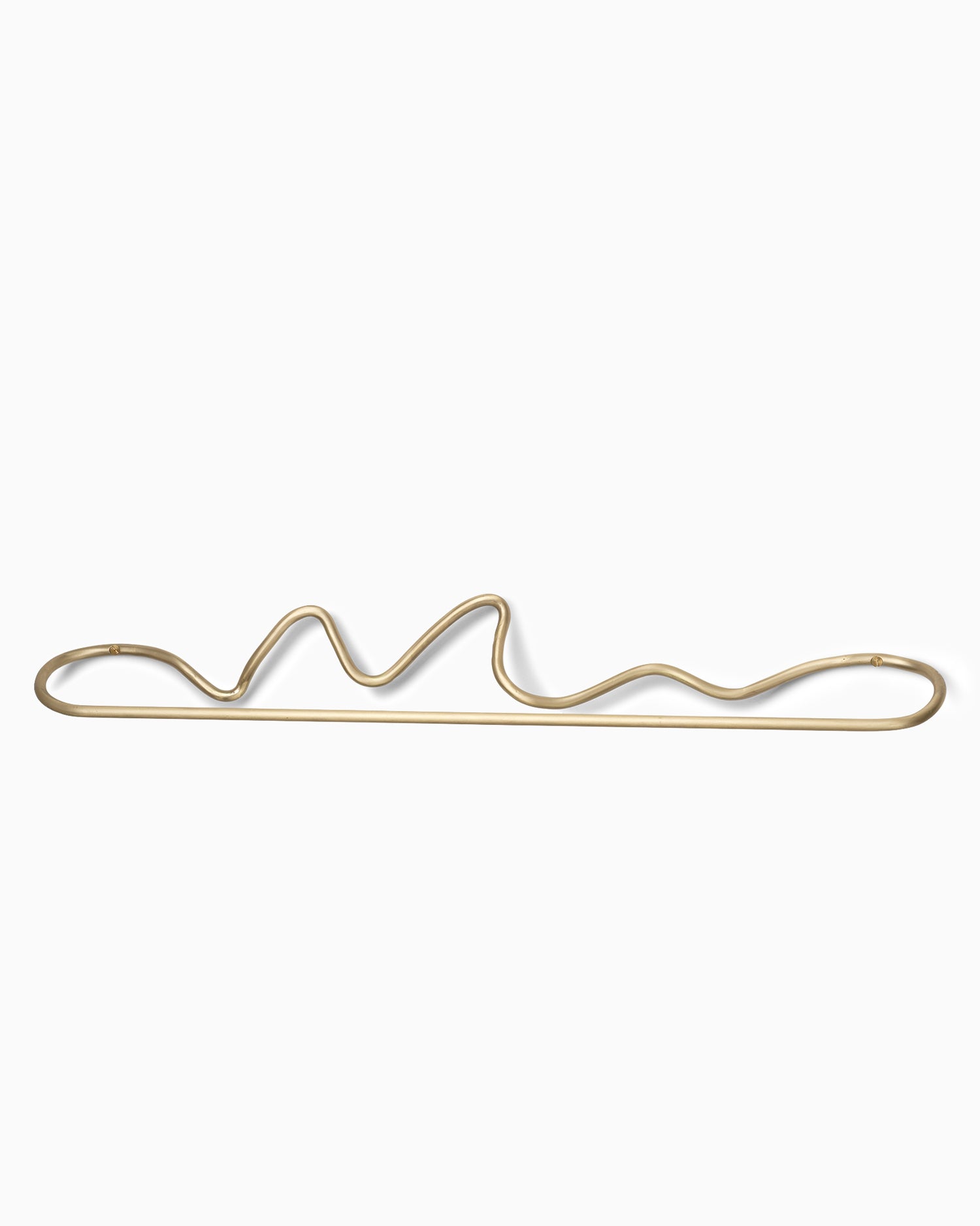 Curvature Towel Hanger - Brass