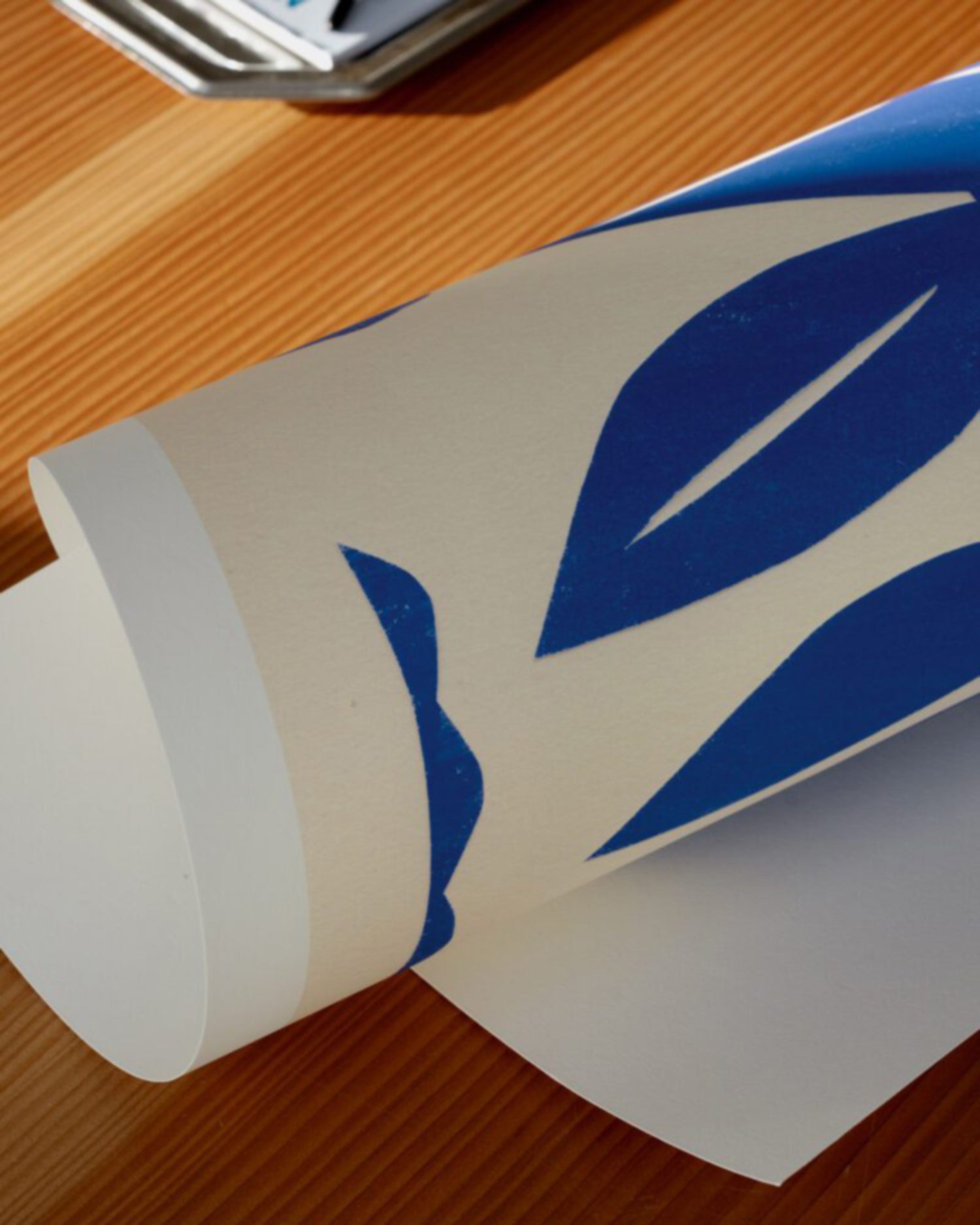 Blue Paper Cut - Anne Laval