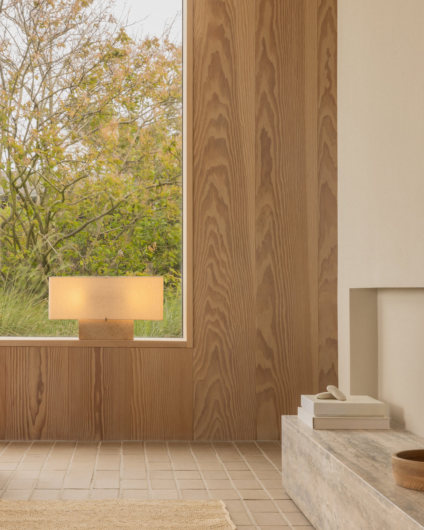 Nonna Table Lamp H30 - Travertine