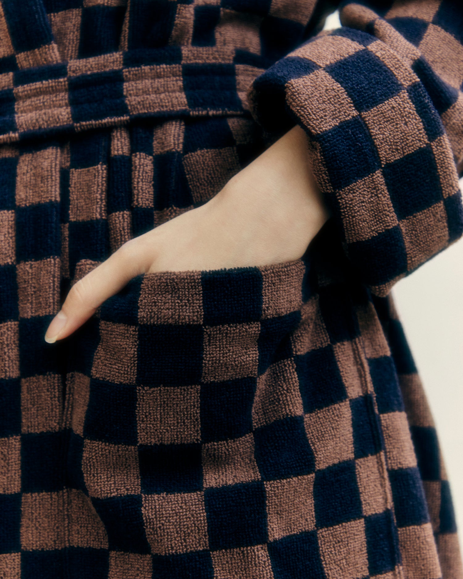 Sulis Bath Robe  - Tabac / Noir