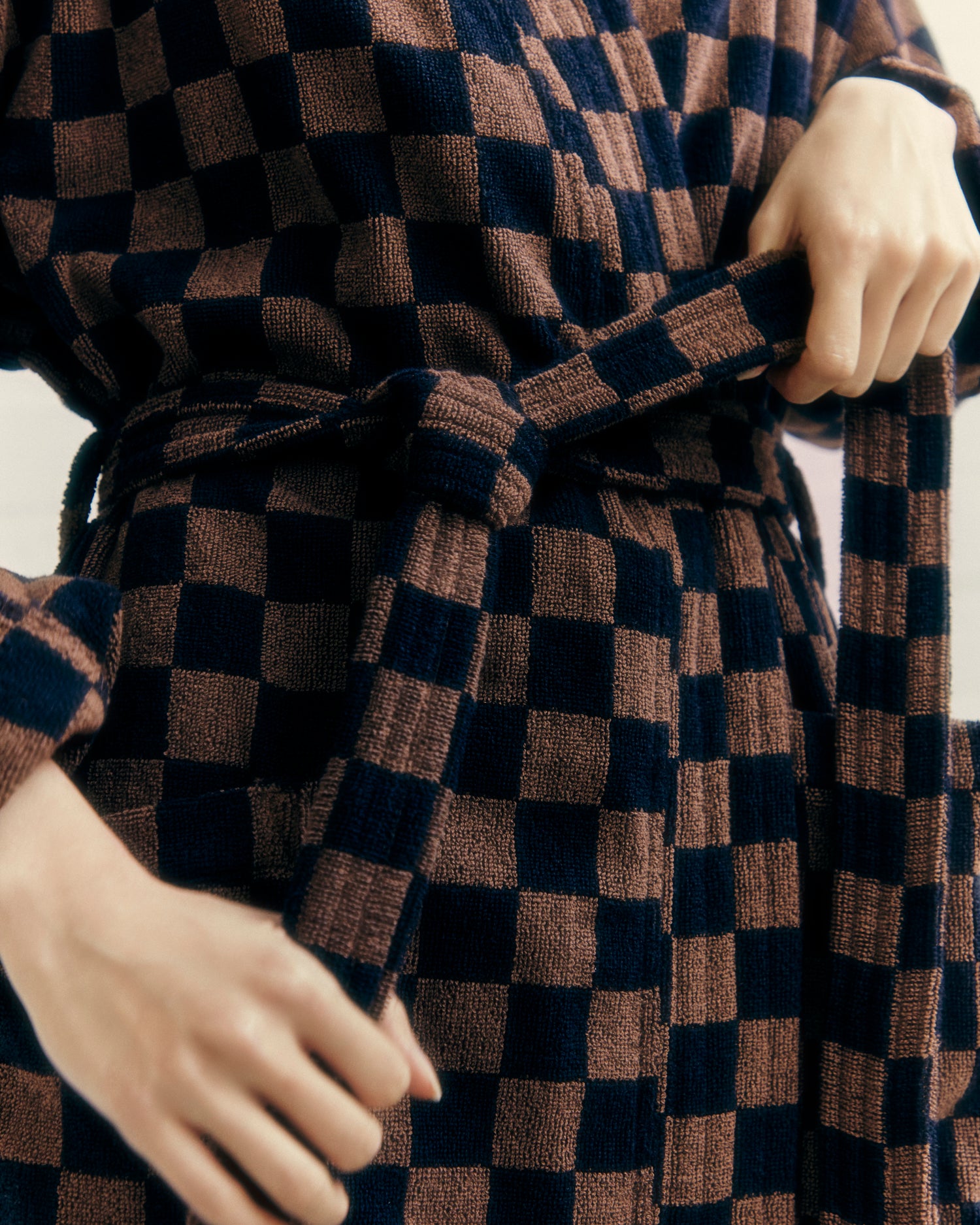 Sulis Bath Robe  - Tabac / Noir