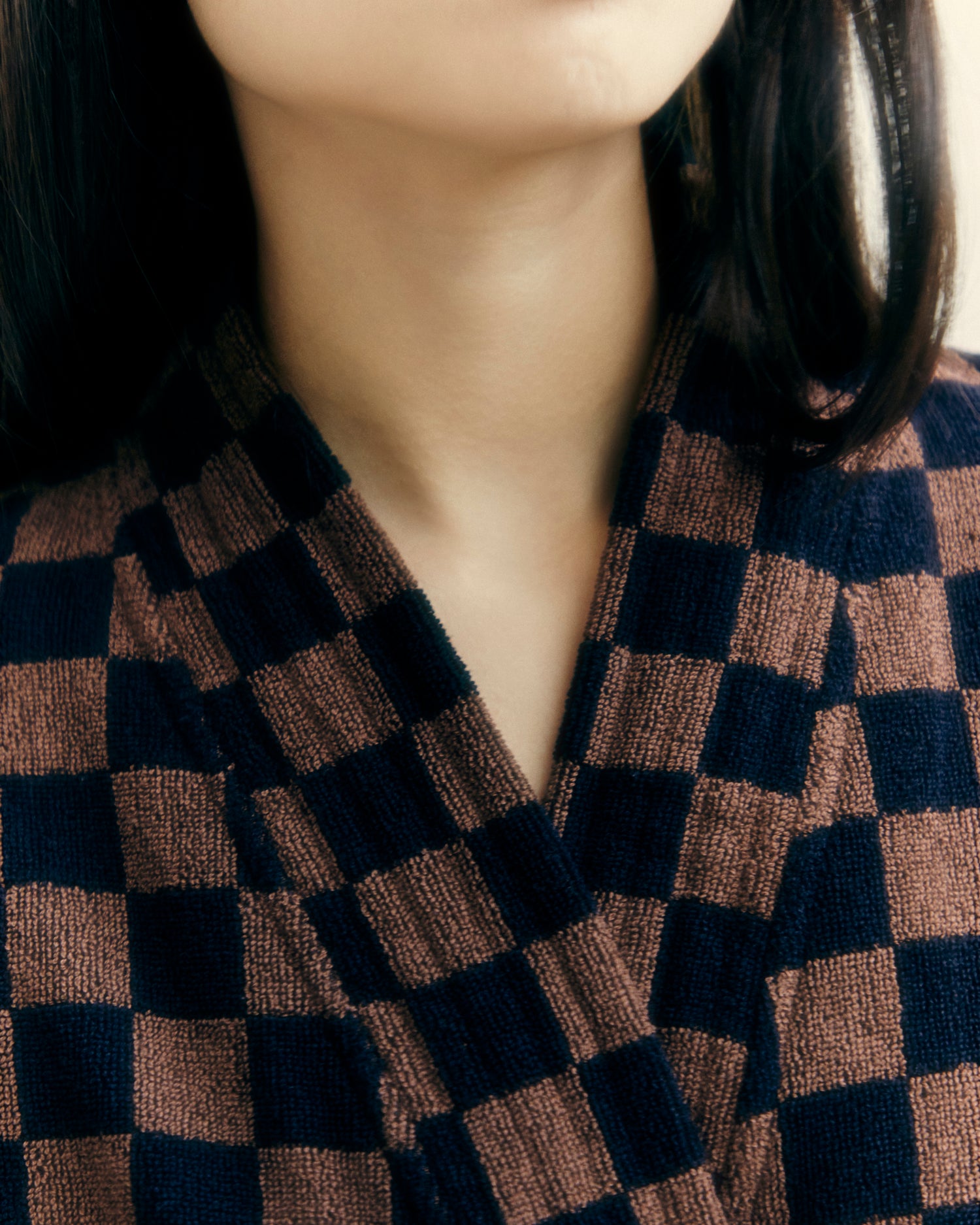 Sulis Bath Robe  - Tabac / Noir