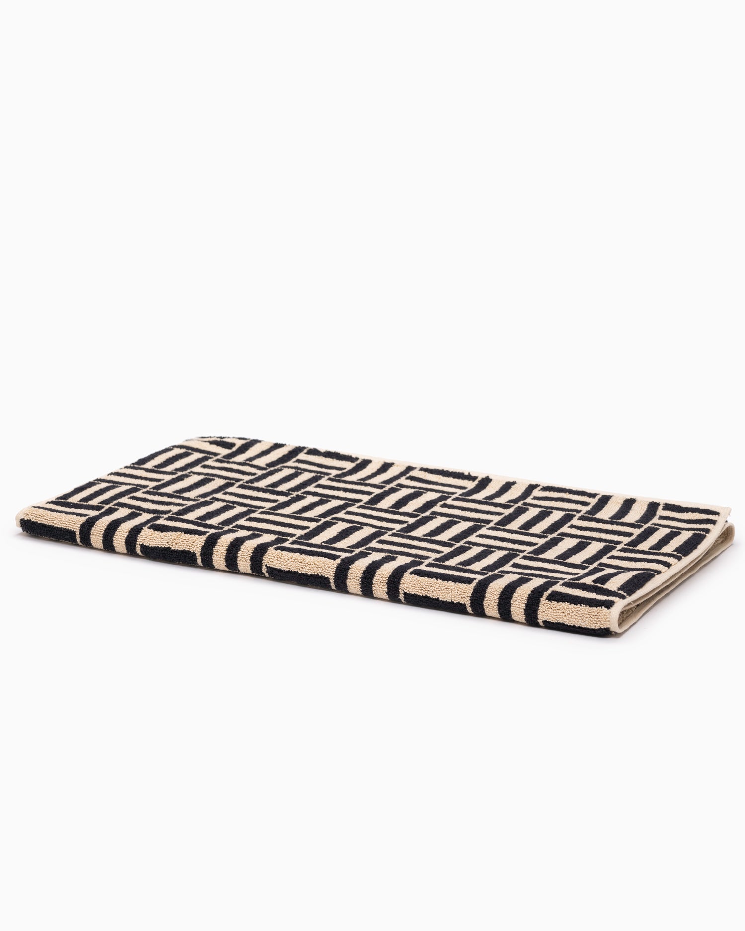 Saroma Bath Mat - Sand & Noir