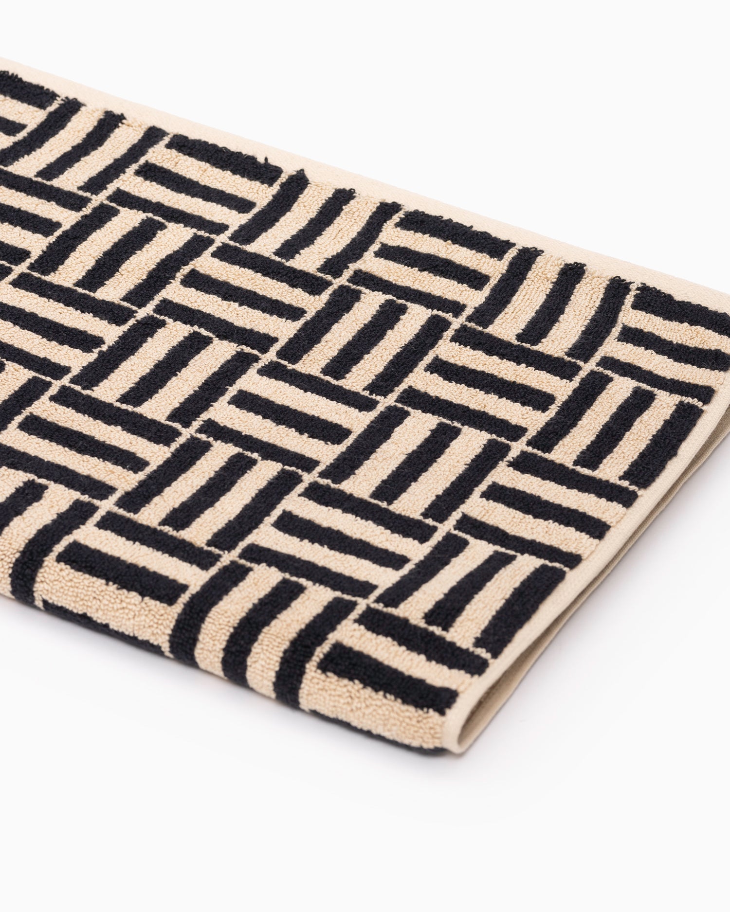 Saroma Bath Mat - Sand & Noir