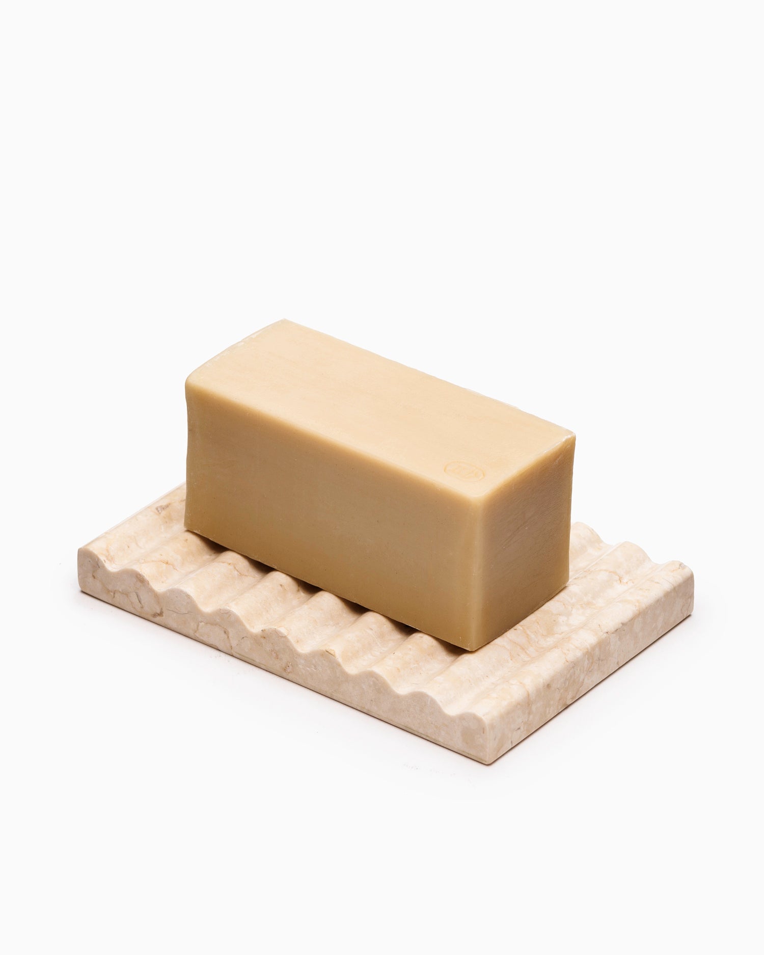 Cream Marble Soap Dish