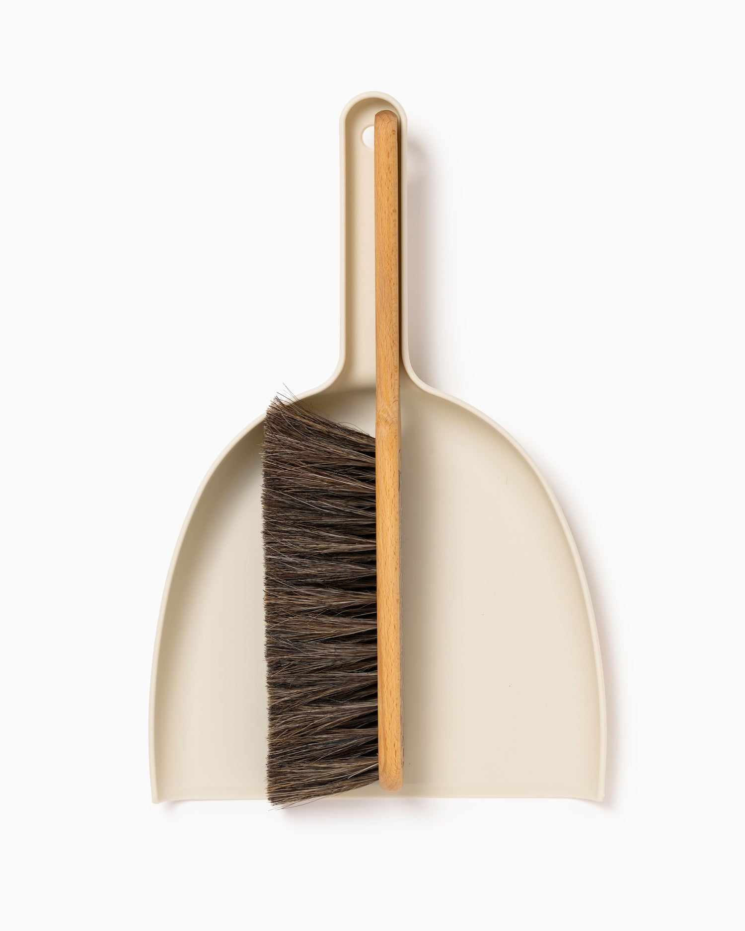 Dustpan & Brush Set - White Chalk