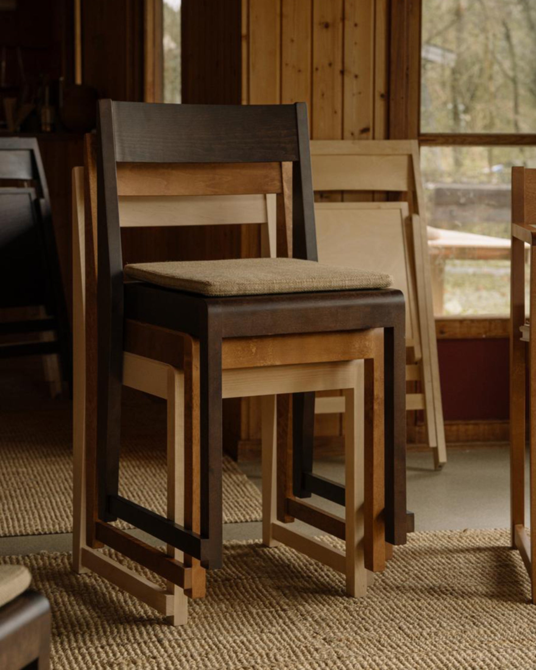CHAIR 01 - Dark Brown Birch